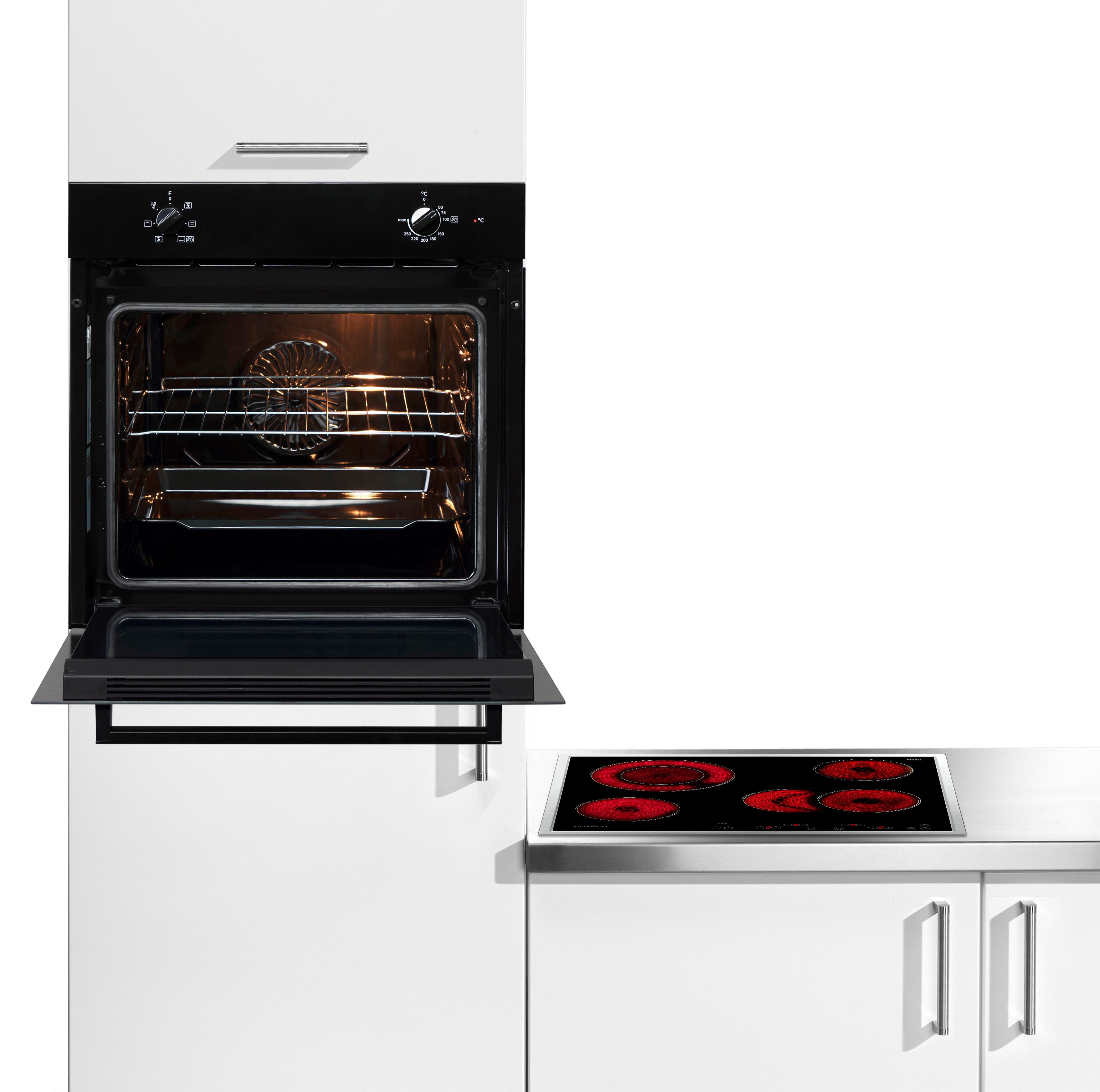 Privileg Backofen-Set BAKO 100 Black, Hydrolyse, Hydrolyse - schnelle und mühelose Reinigung mit der Kraft des Dampfes