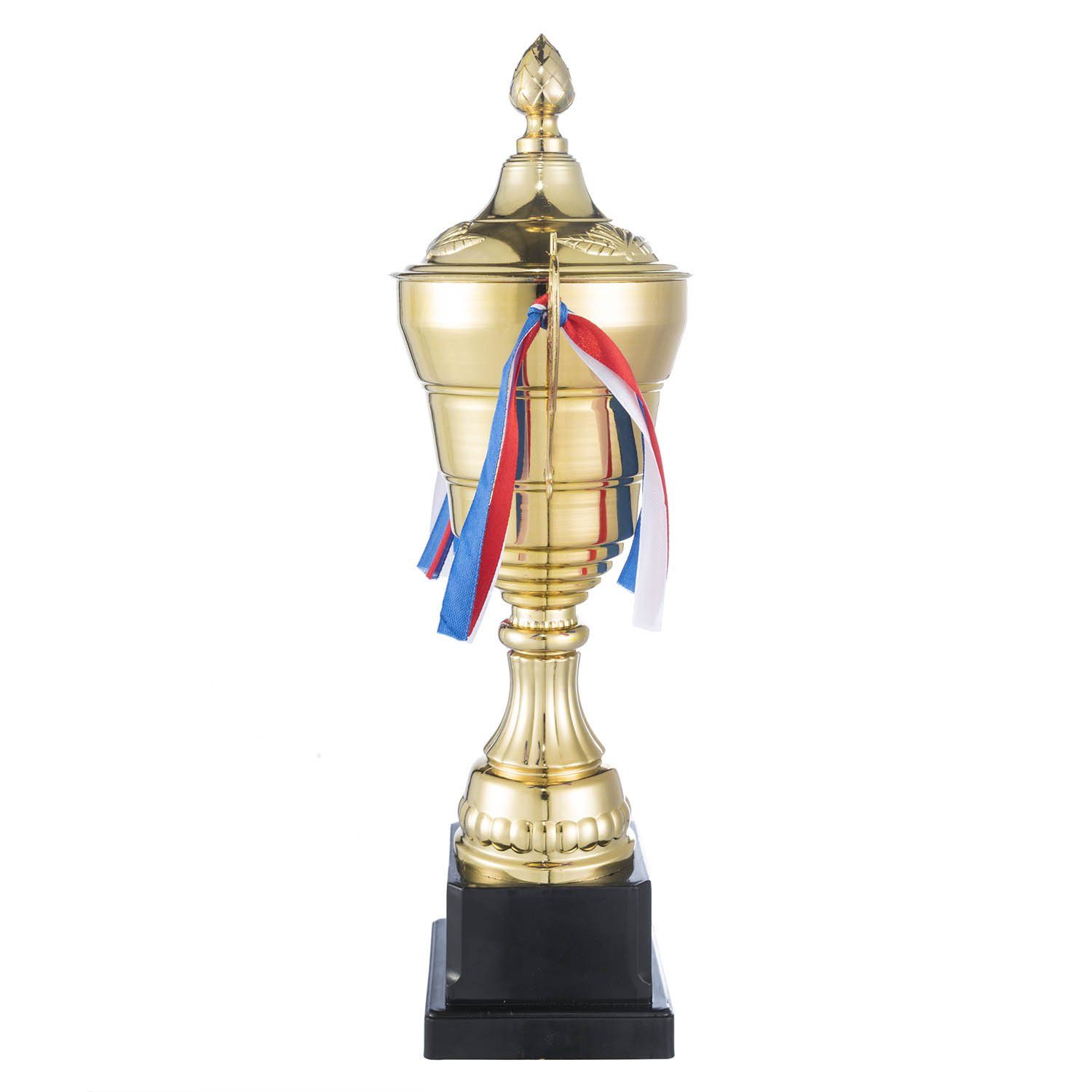 Goods+Gadgets Dekoobjekt Goldene XXL-Trophäe – Dekopokal, Auszeichnung & Preis für Gewinner, 36 cm - Sieger Trophäe – Bild 2 von 5