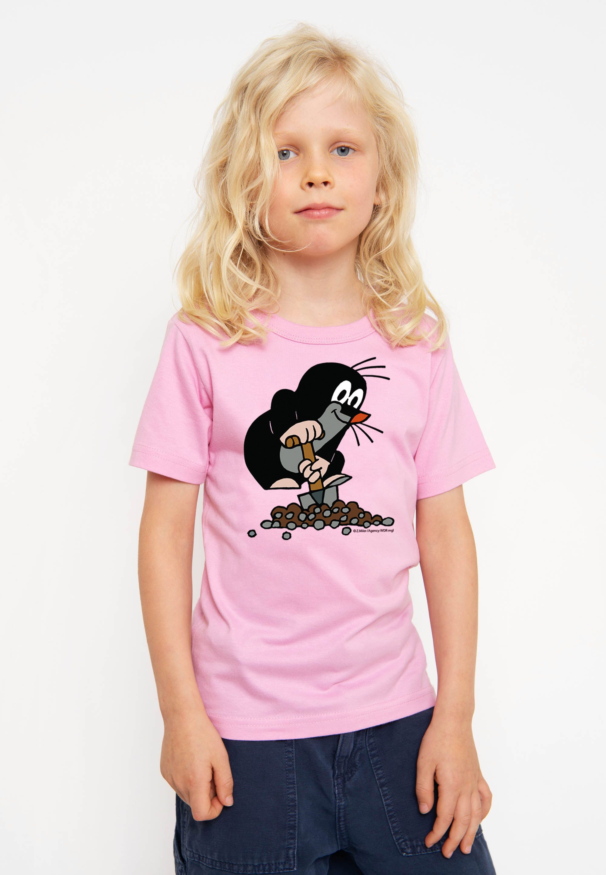 LOGOSHIRT T-Shirt Der kleine Maulwurf mit coolem Print