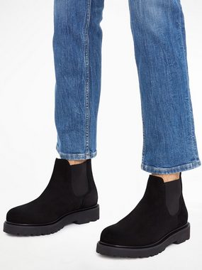 Tommy Jeans TOMMY JEANS SUEDE BOOT Chelseaboots mit beidseitigem Stretcheinsatz, G-Weite = weit