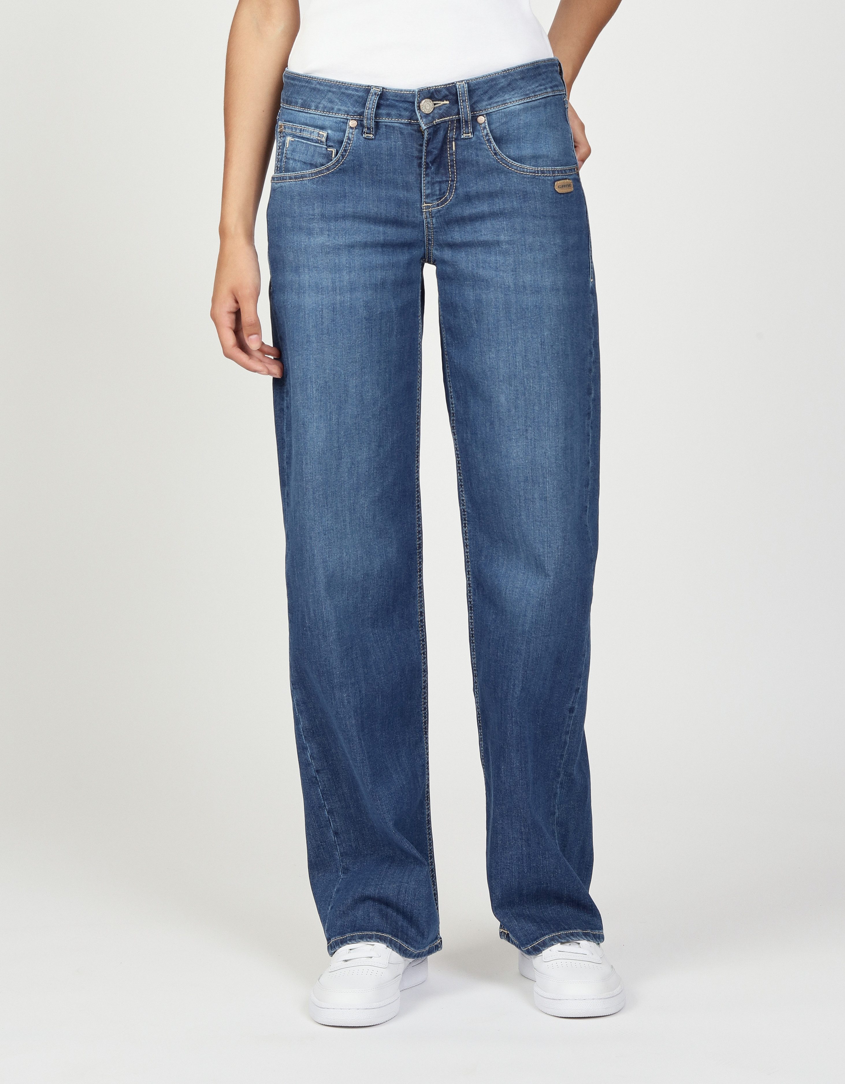GANG Straight-Jeans 94RIVER mit zusätzlicher kleiner Gesäßtasche