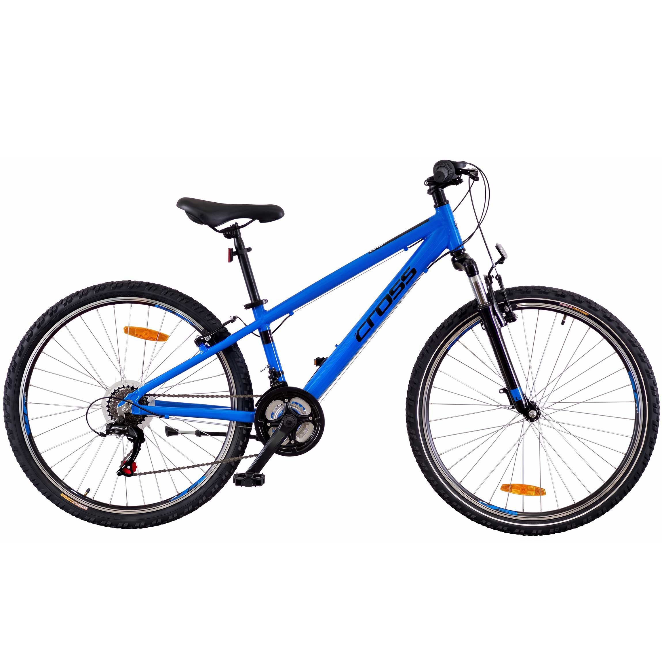 Airtracks Kinderfahrrad 26 MTB Mountainbike Jugend Aluminium Fahrrad CROSS RIDER 21x Shimano, 21 Gang Shimano Tourney Schaltwerk, Kettenschaltung, MTB Hardtail Fahrrad 12 Gang Shimano » KÖRPERGRÖSSE 150-165cm «