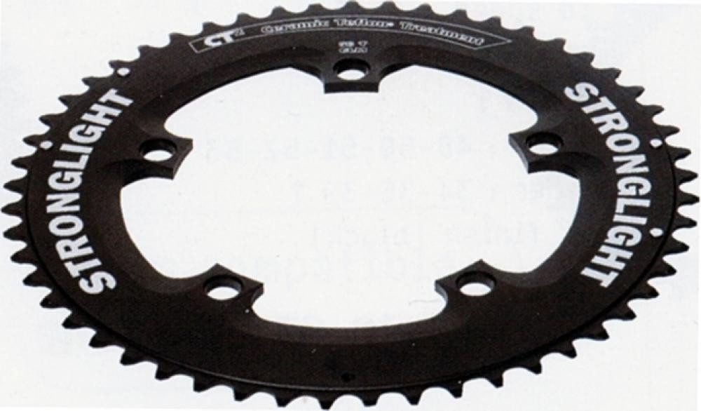 STRONGLIGHT Kettenschaltung STRONGLIGHT KETTENBLATT CROMO TIME TRIAL 53Z SCHWARZ