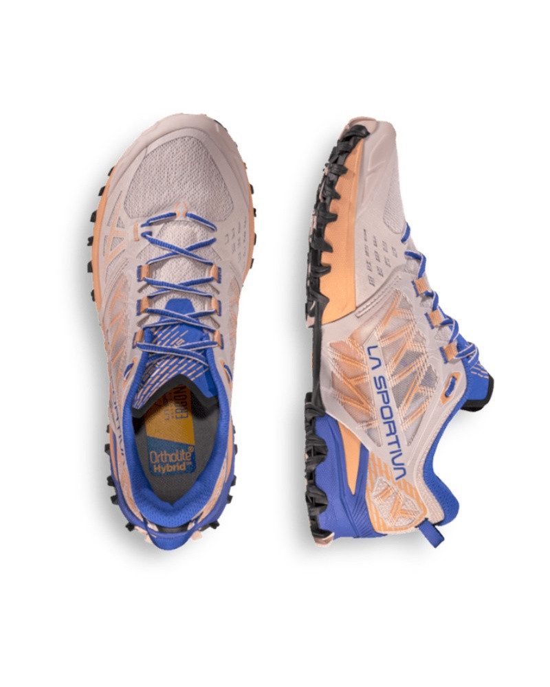 La Sportiva Trail-Laufschuhe Bushido III beige/blau Damen Wanderschuh
