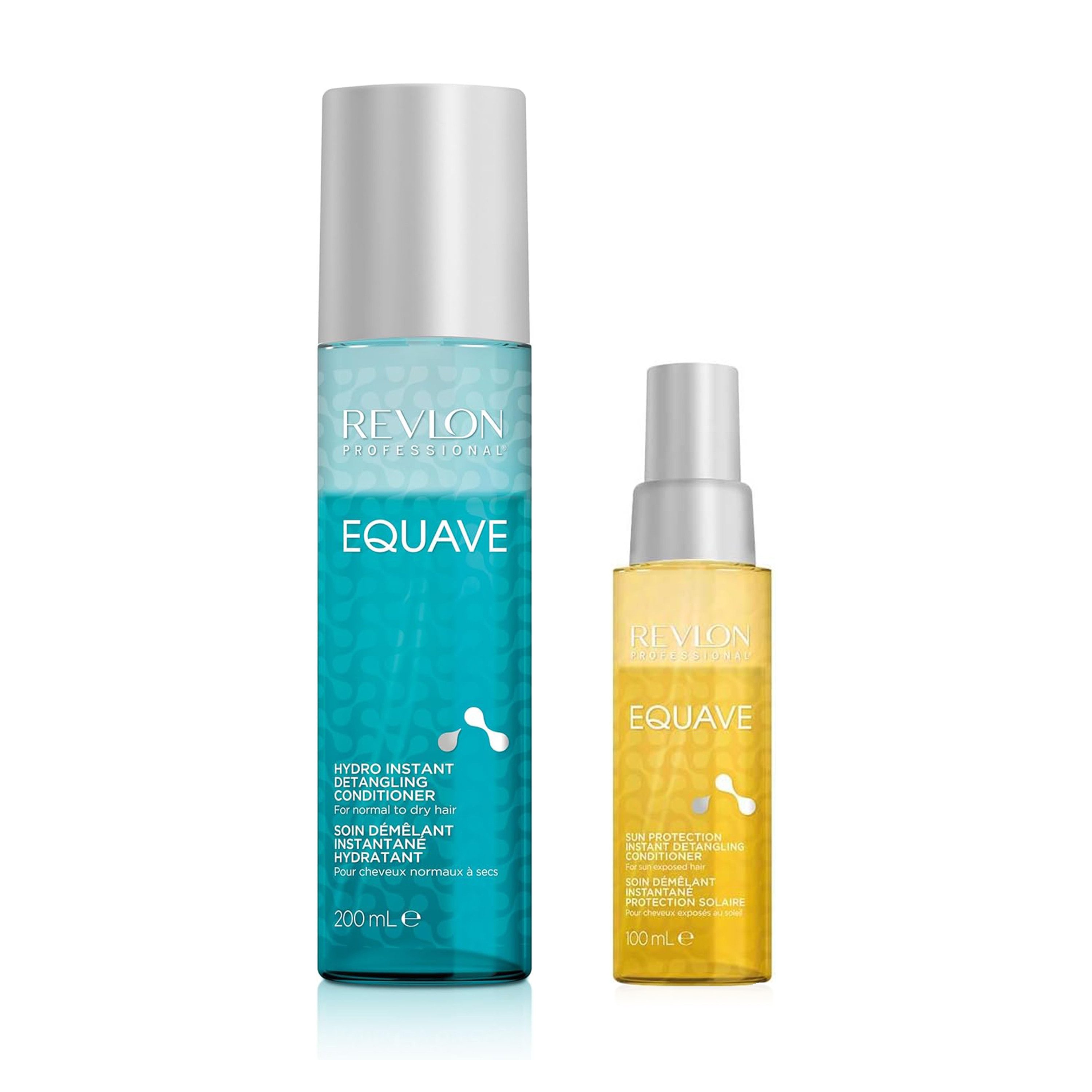 REVLON PROFESSIONAL Haarpflege-Set EQUAVE DUO-PACK DETANGLING CONDITIONER+SUN PROTECTION CONDITIONER, Set, 2-tlg., Limited Edition