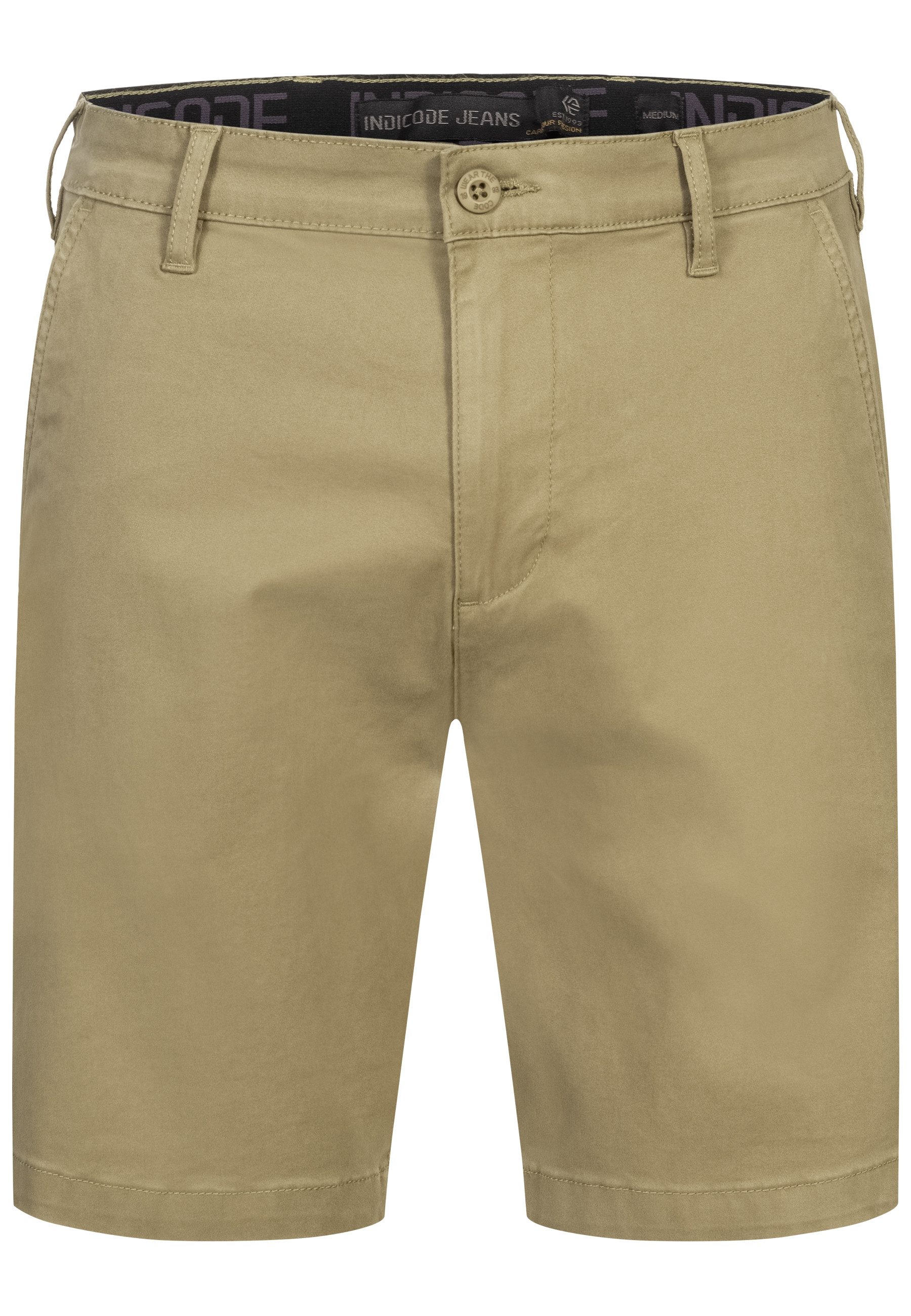 Indicode Chinoshorts INSeven mit dezenten Gesäßtaschen günstig online kaufen