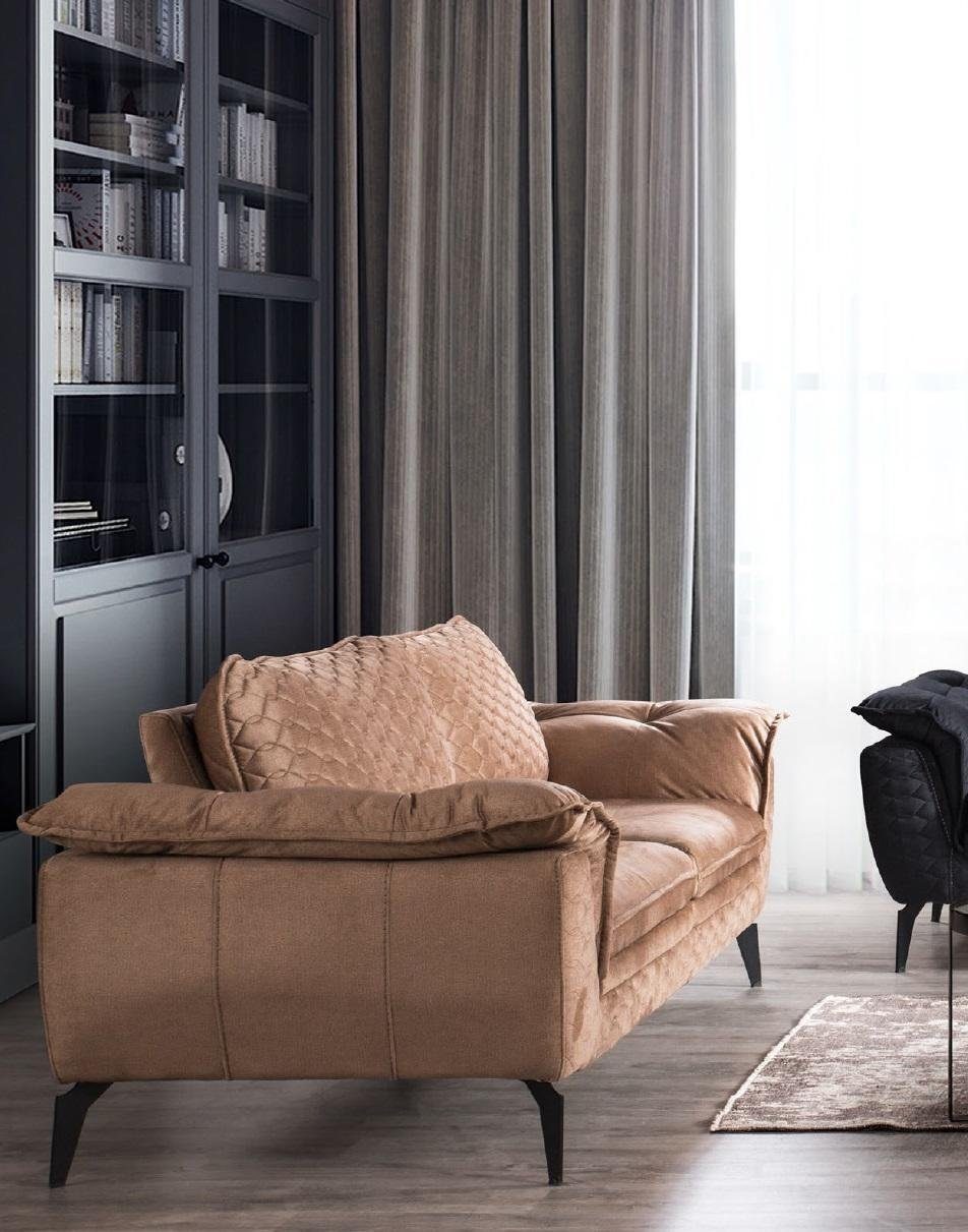 Sofa Wohnzimmer modernes 3 JVmoebel Made braun Luxus Europa Sofa in Sitzer Sofa Stil Design,