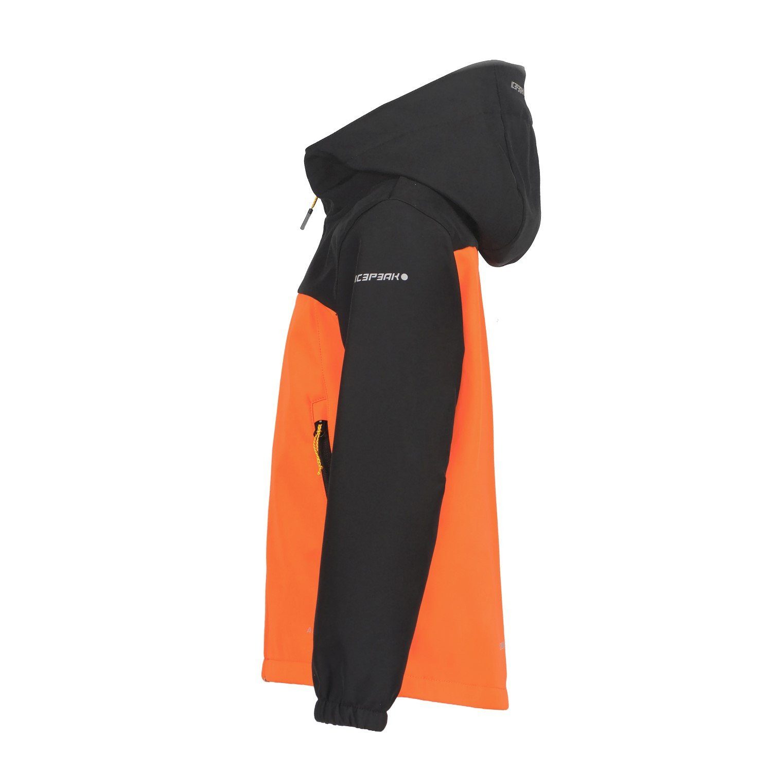 Icepeak Funktionsjacke Orange Kinder mit Jr Softshelljacke Konan Kapuze