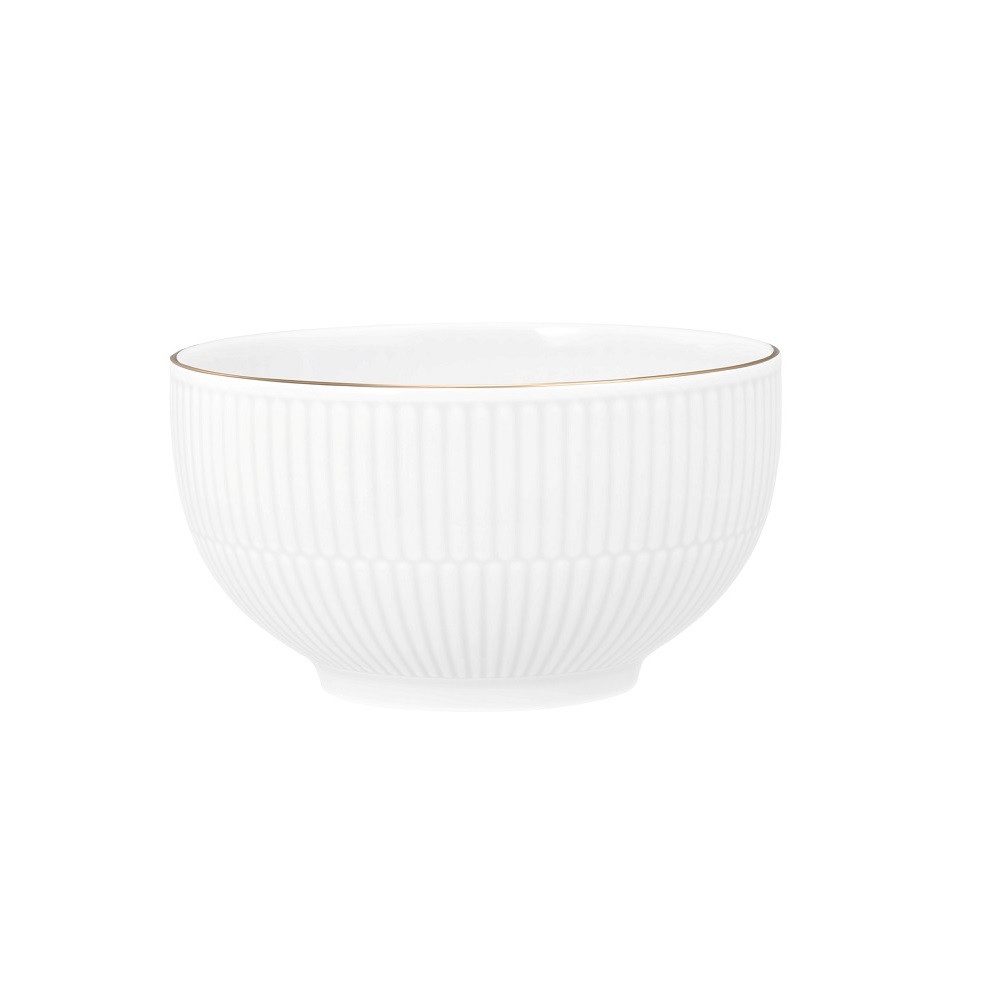 Müslischale Seltmann Weiden Amina weiß/Goldrand Müslischale 15 cm