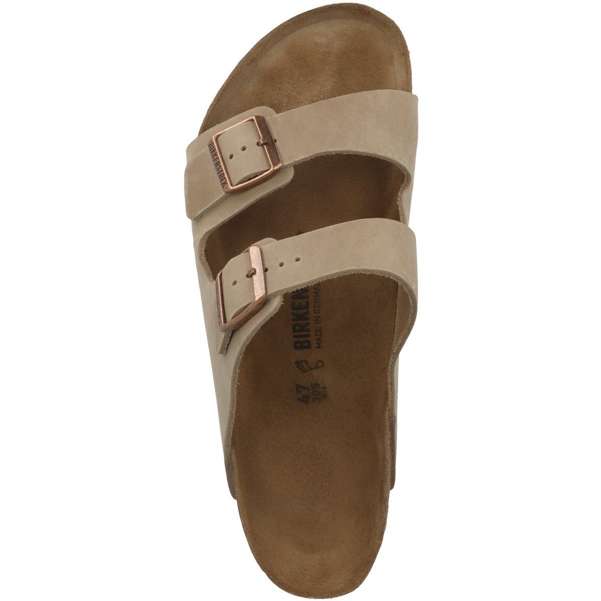 Erwachsene brown tabacco Nubukleder Unisex normal Arizona Sandale Birkenstock