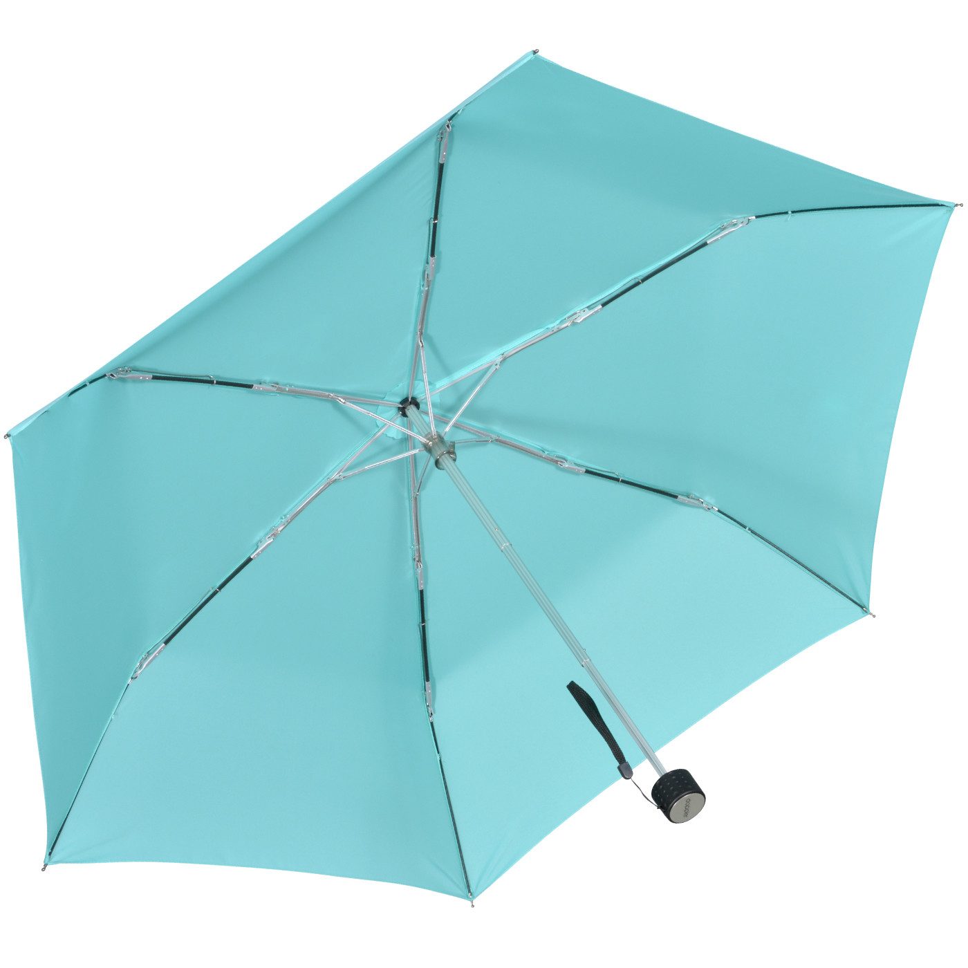 doppler® Taschenregenschirm Super-Mini Havanna für Damen, mit UV-Schutz, besonders leicht und klein, trotzdem stabil
