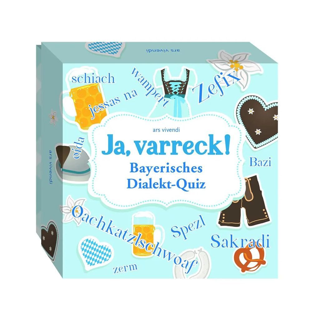 ars vivendi Spiel Ja, varreck! Bayerisches Dialekt-Quiz