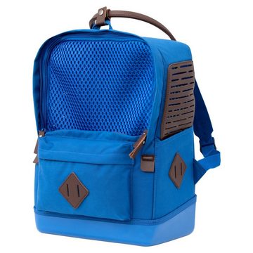 kurgo Tiertransporttasche Hunderucksack Nomad Carrier Backpack blau