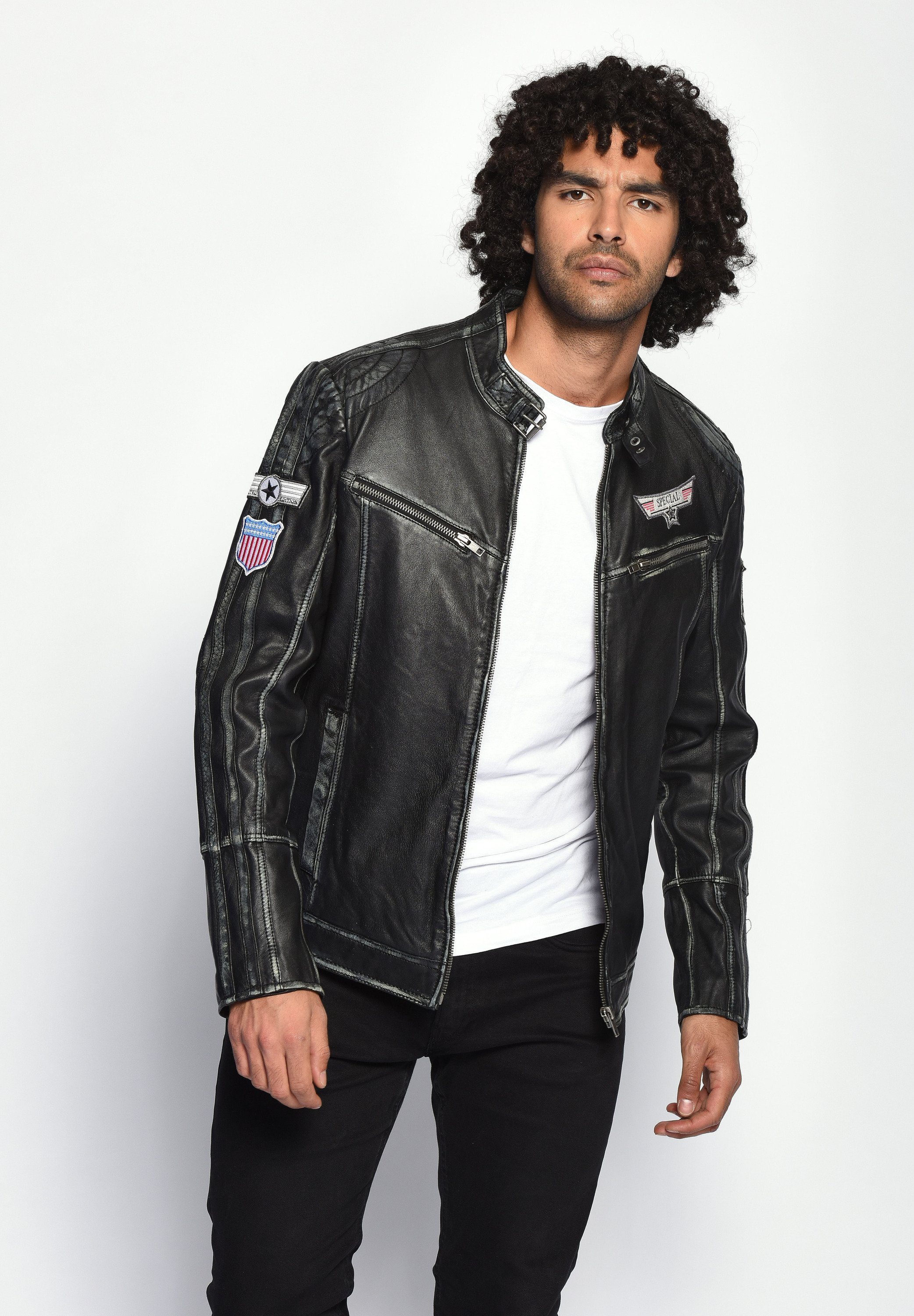 MUSTANG Lederjacke Uwe