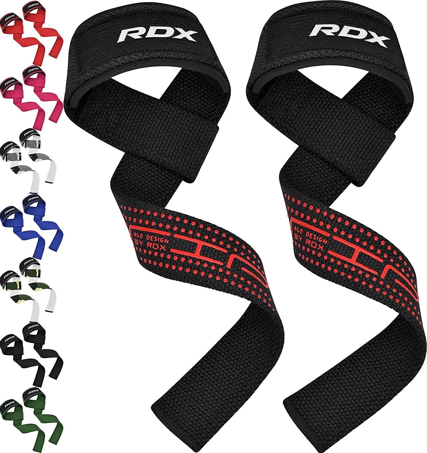 RDX Handgelenkschutz RDX Lifting Straps Strength Training, 60 cm lange professionelle