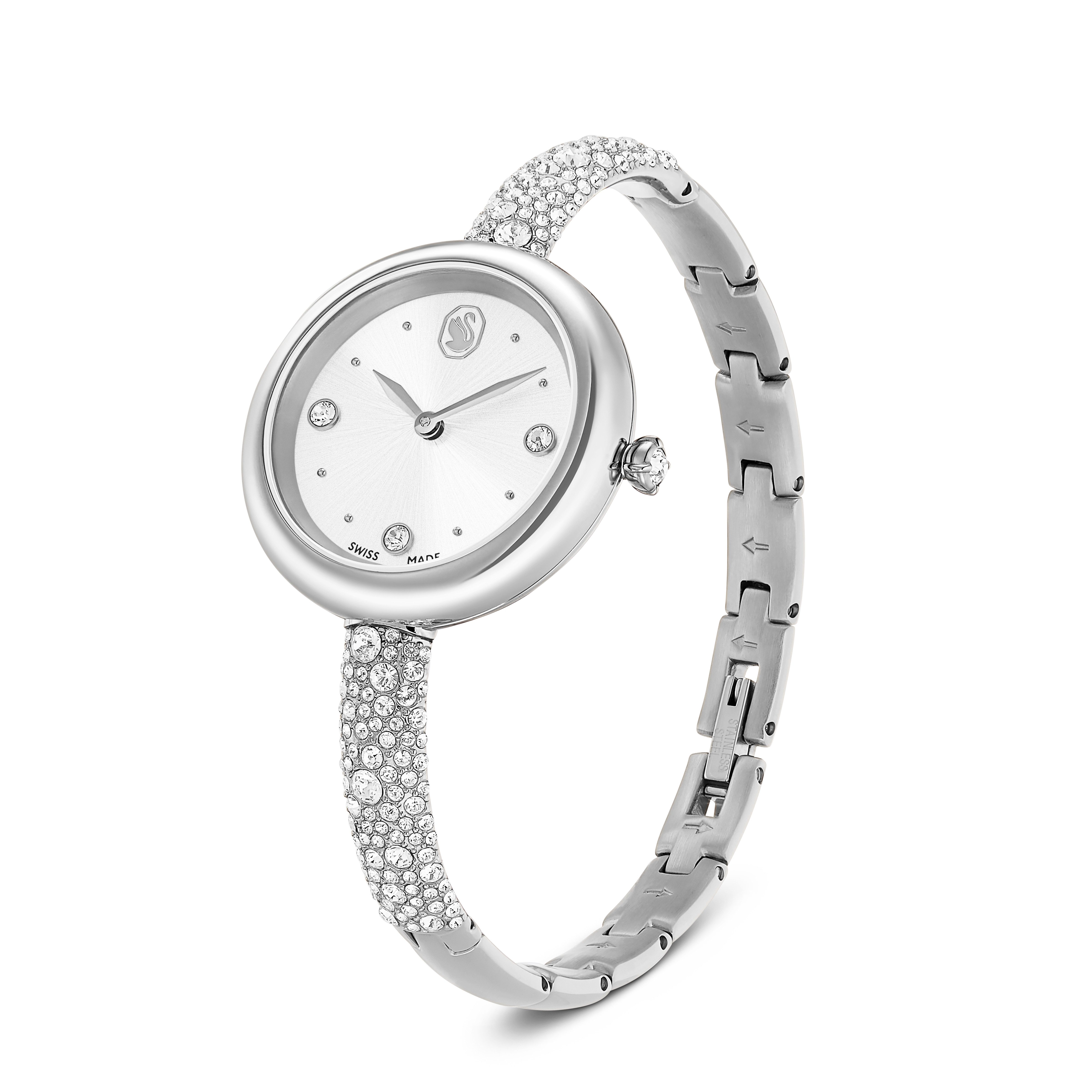 Swarovski Quarzuhr SUBLIMA 5730369, Armbanduhr, Damenuhr, Swiss Made, Edelstahlarmband, analog