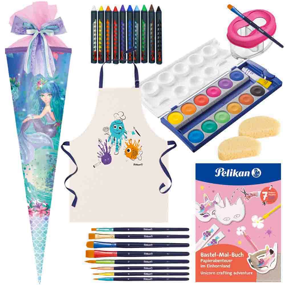 Herlitz Schultüte 85 cm gefüllt 2025 Mädchen Mermaid