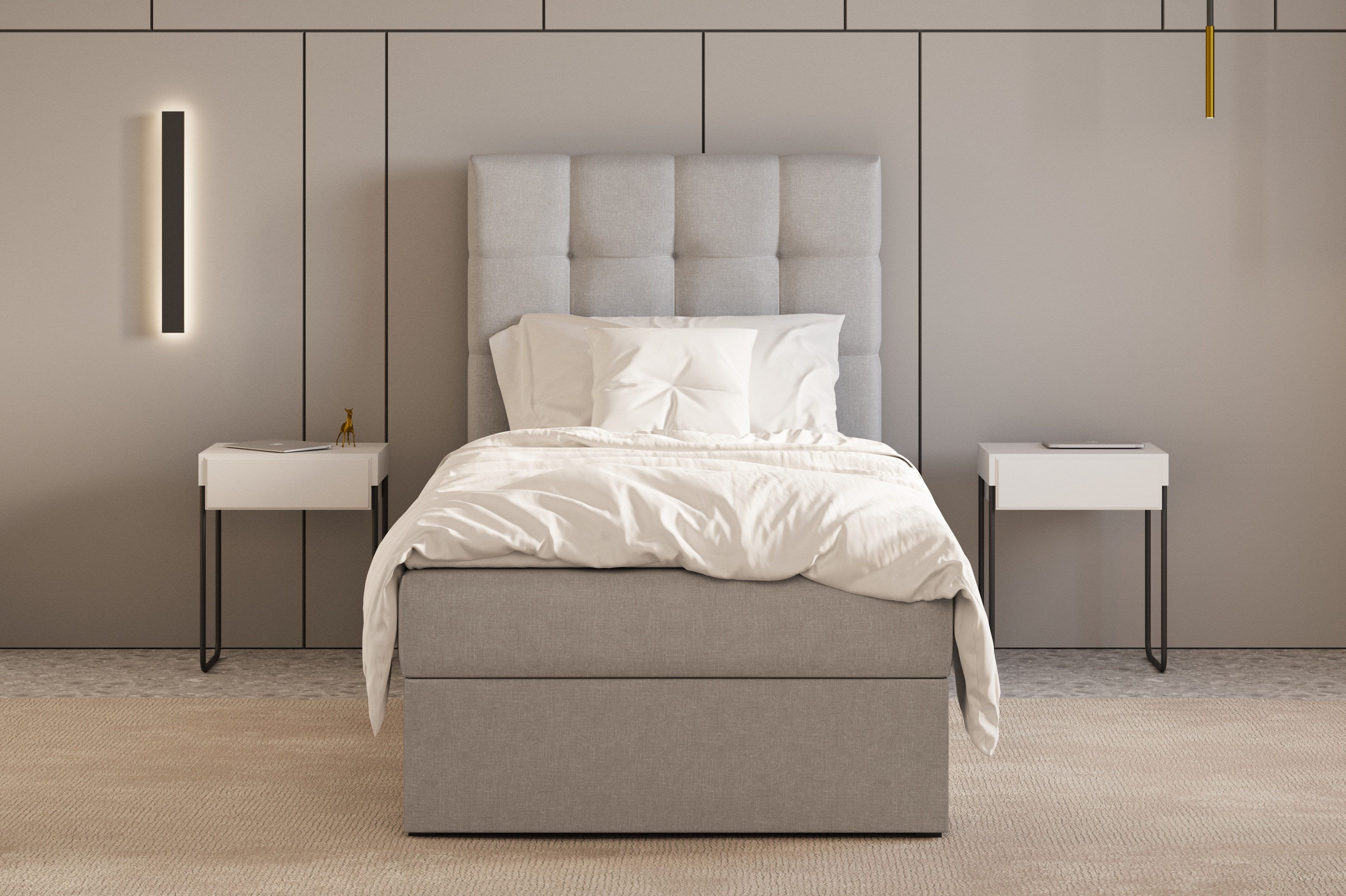 MOEBLO Boxspringbett Bett 05 (Polsterbett Kontinentalbett, günstig online kaufen