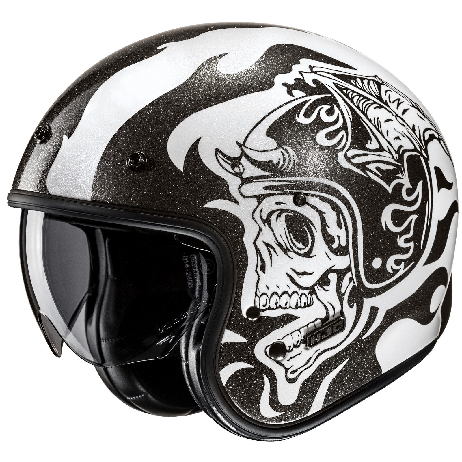 HJC Motorradhelm HJC V31 Flame Jethelm MC5 (1er Set)