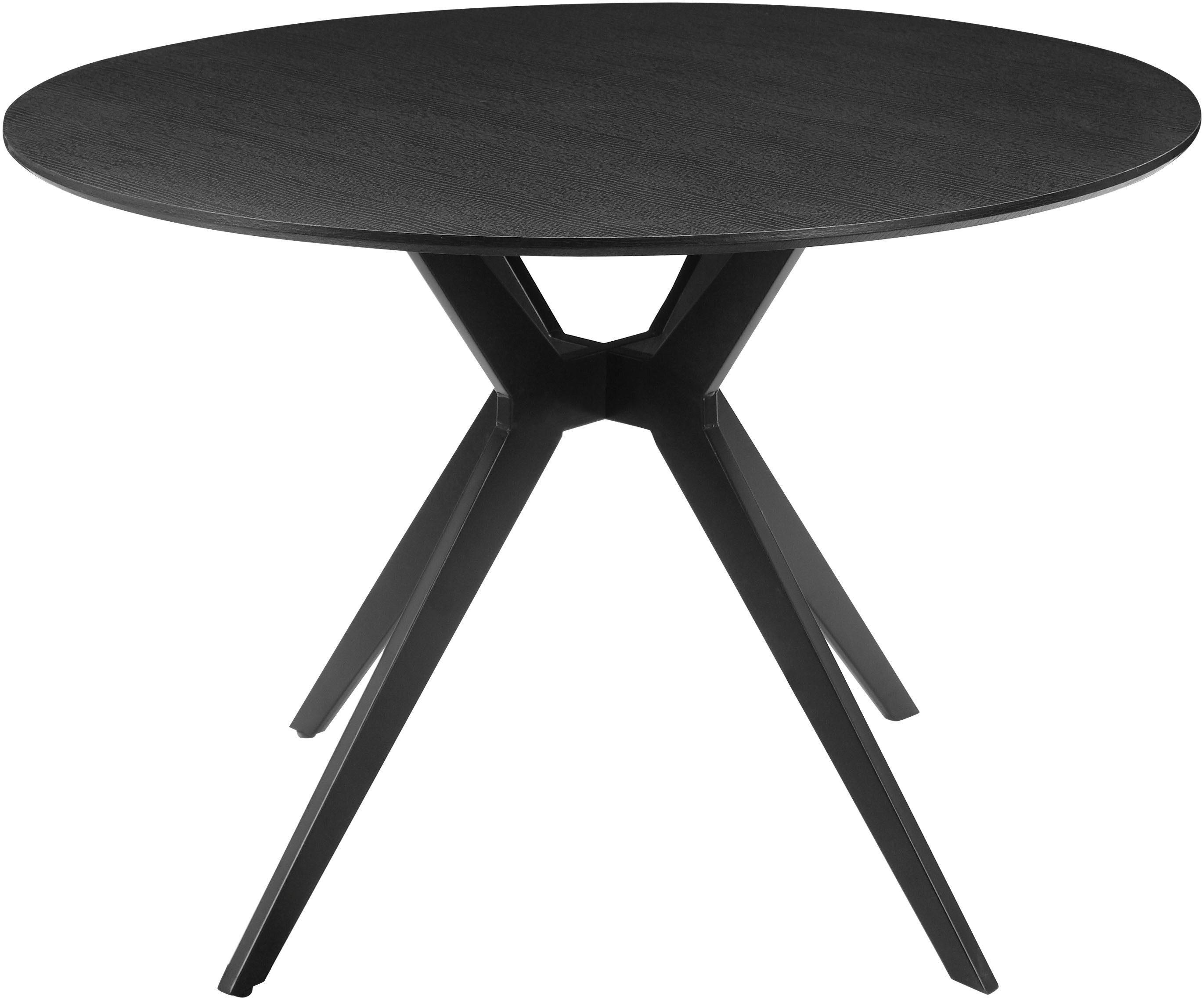 OTTO home Esstisch La Roche, Gestell aus Metall, fühlbare Struktur, Höhe 75 cm