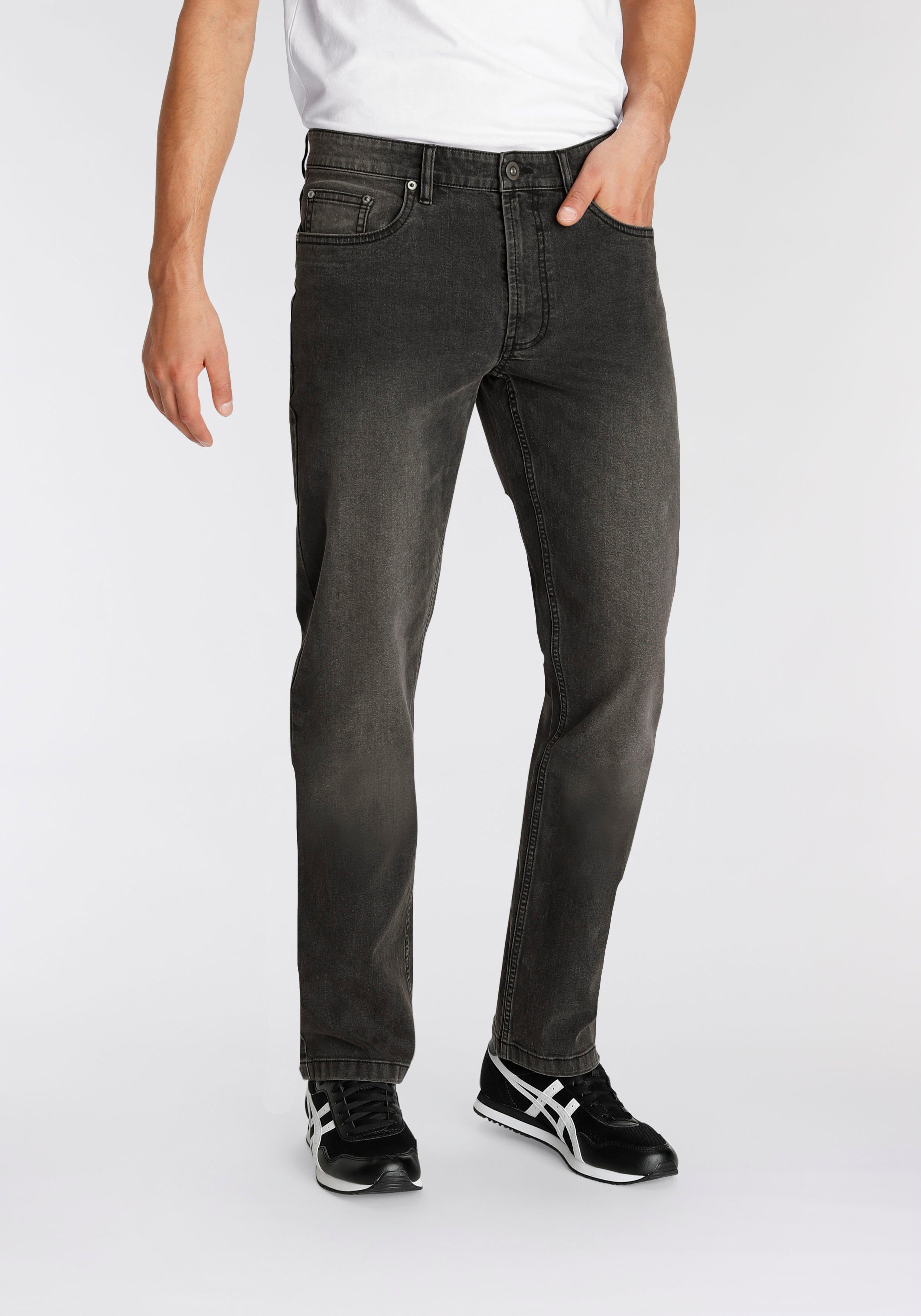 im black wash Comfort-fit-Jeans 5-Pocket-Style AJC