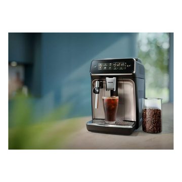 Philips Kaffeevollautomat EP3349, Langlebiges Keramikmahlwerk, SilentBrew