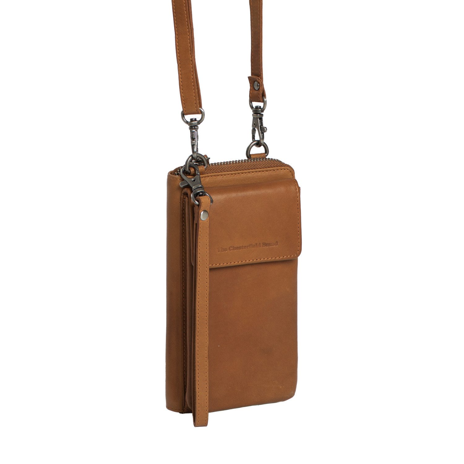 The Chesterfield Brand Handytasche Malaga Geldbörse (1-tlg), Wax Pull up Leder