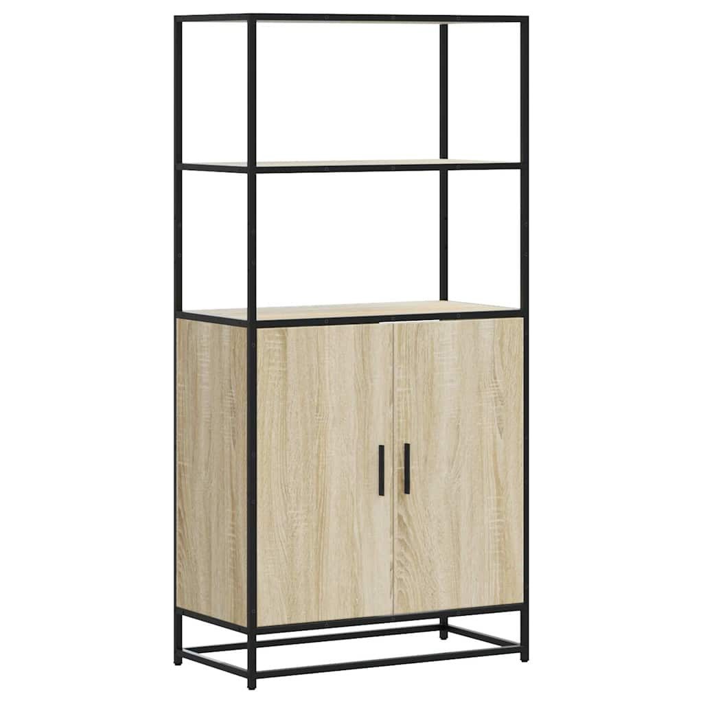 vidaXL Highboard Highboard Sonoma-Eiche 68x35x139 cm günstig online kaufen