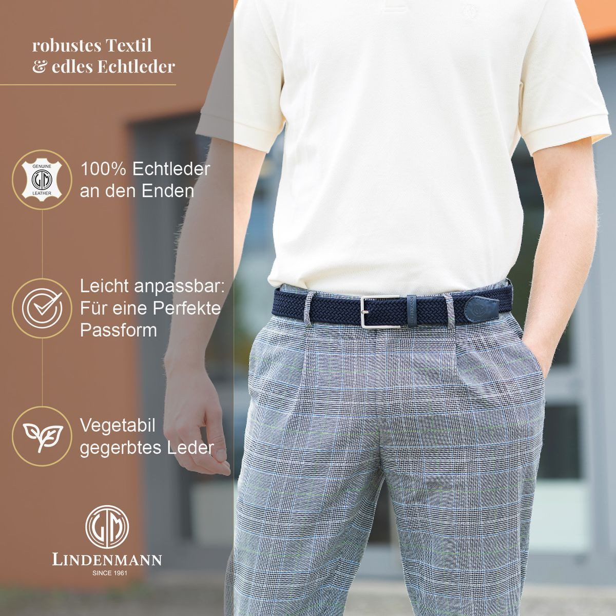 LINDENMANN Stretchgürtel