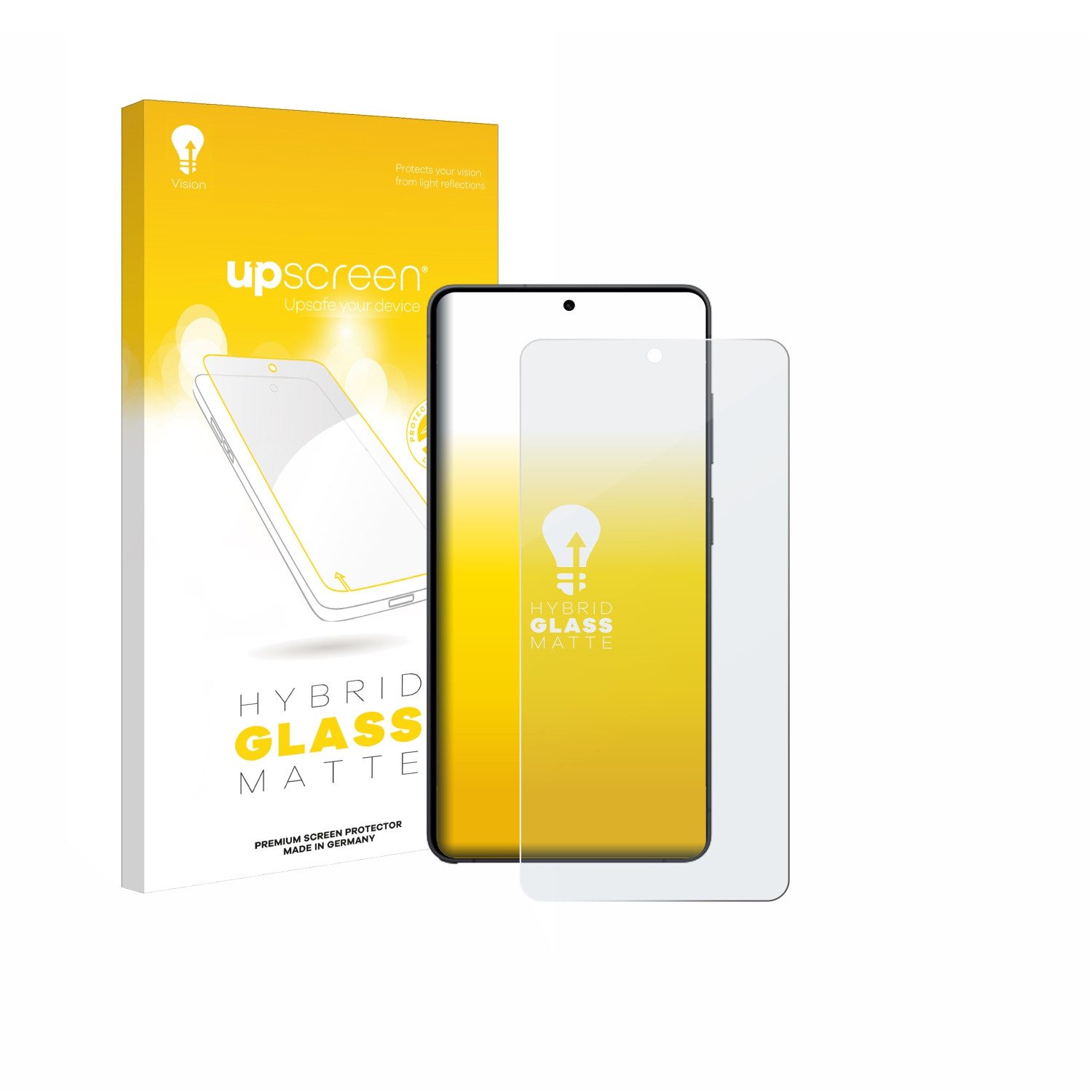 upscreen Displayschutzglas Folie für Samsung Galaxy S26 Ultra, Schutzfolie Glas Panzer Display Schutz matt