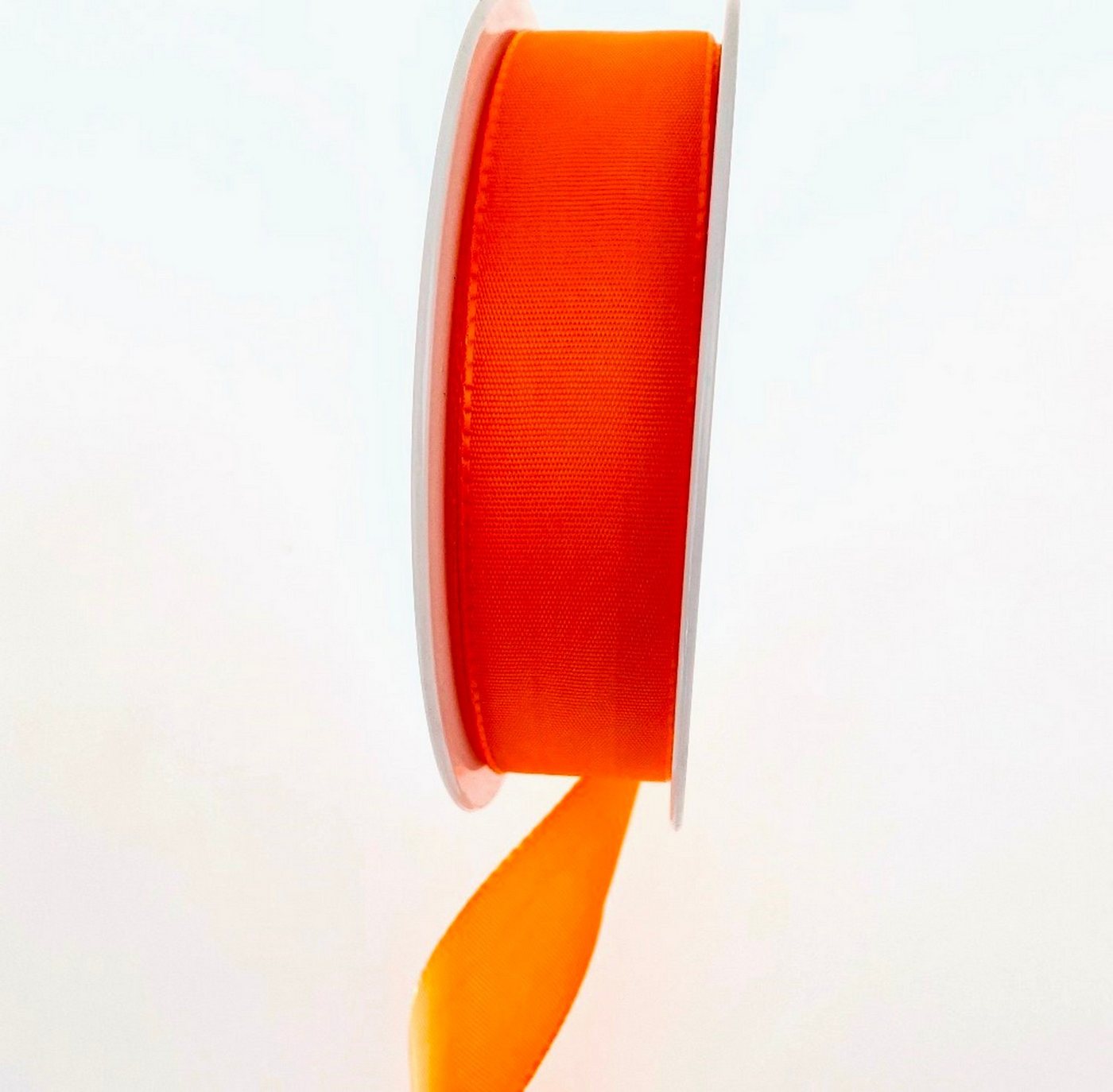 Thumbnail - Deko AS Dekoband Taftband ohne Drahtkante – 25mm – 50m- col. 850 Orange - 3596-25-50…