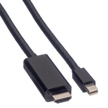 VALUE Mini DisplayPort Kabel, Mini DP-UHDTV, ST/ST Audio- & Video-Kabel, Mini DisplayPort Männlich (Stecker), UHDTV Männlich (Stecker) (100.0 cm)