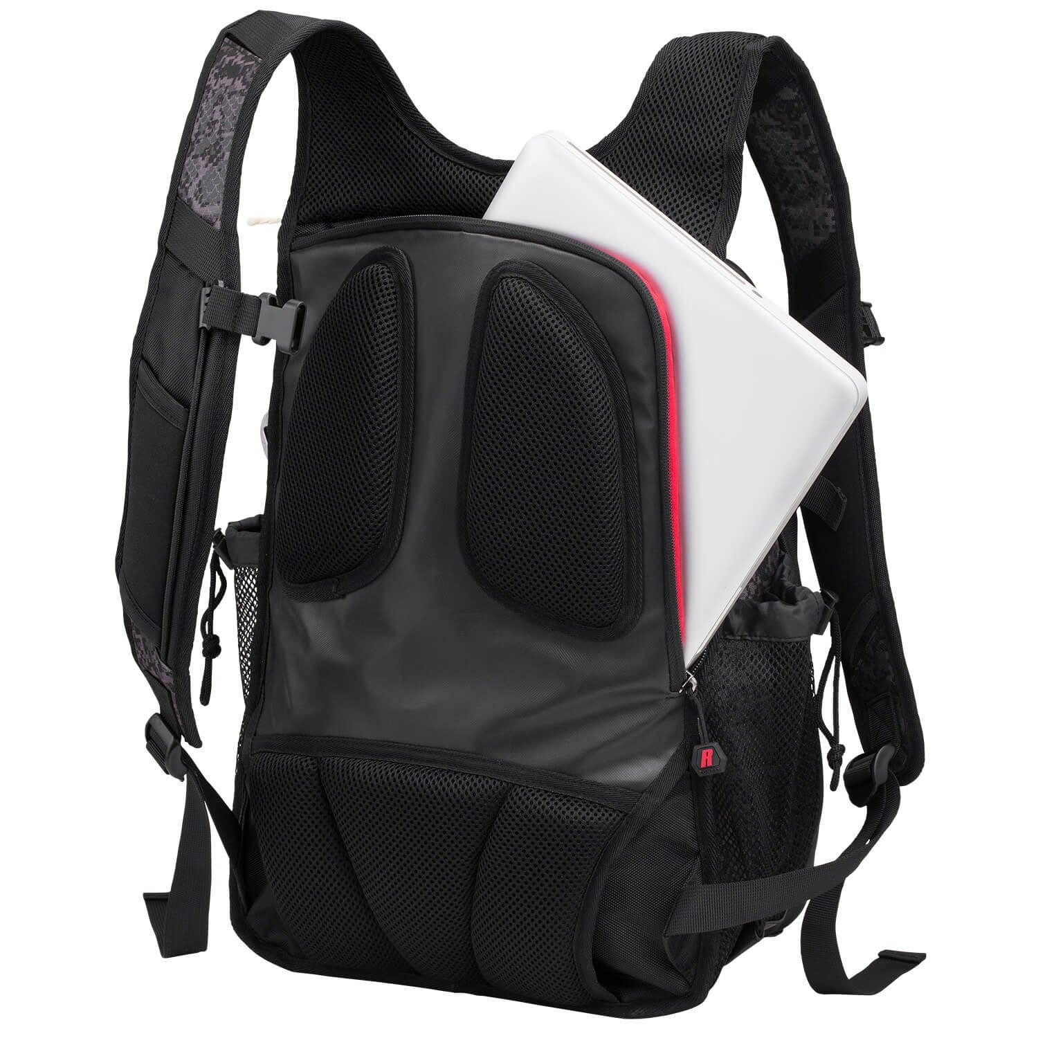 Rapala Rucksack Rapala Urban Backpack Rucksack Camo Schwarz (mit abnehmbarem Hüftgurt)