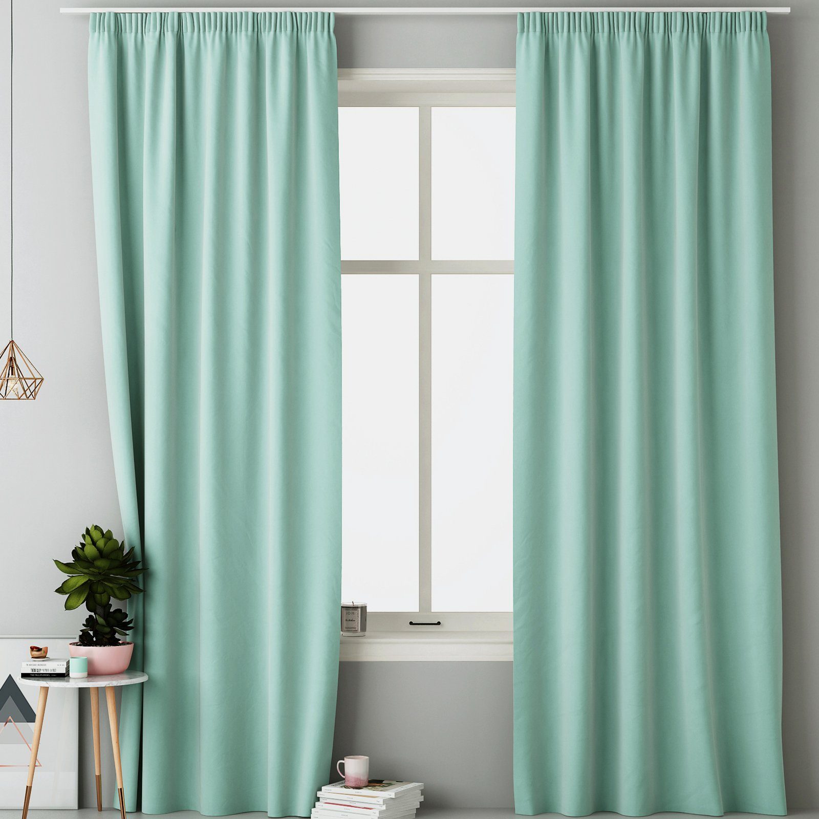 JEMIDI Gardine Blickdichter Vorhang 140x250cm in günstig online kaufen
