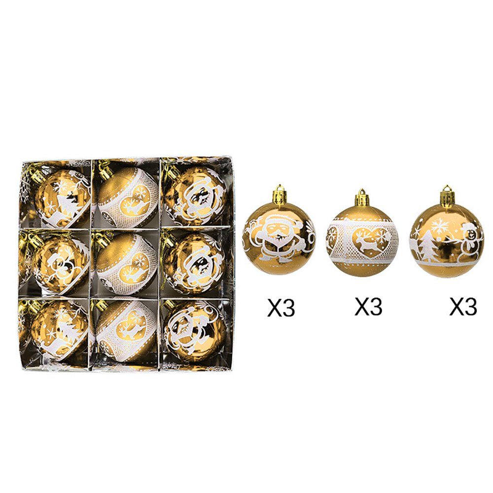 Weihnachtskugel Orbeet Weihnachtsbaumkugel Weihnachtsbaumkugel Christbaumkugeln Ornamente gold 60mm