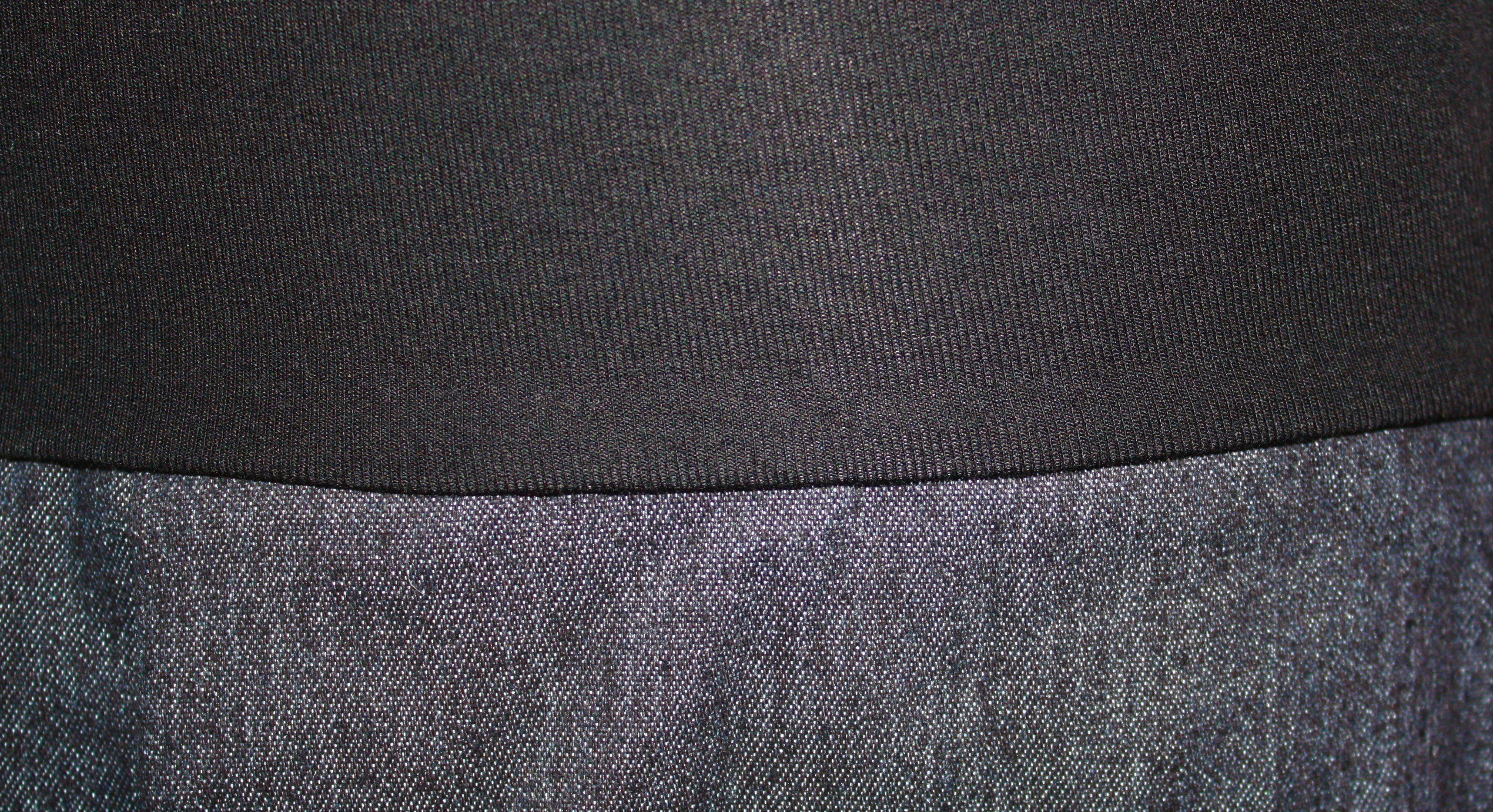 dunkle design Jeansrock Ballonrock 51cm Uni oder mit Muster elastischer Bun günstig online kaufen