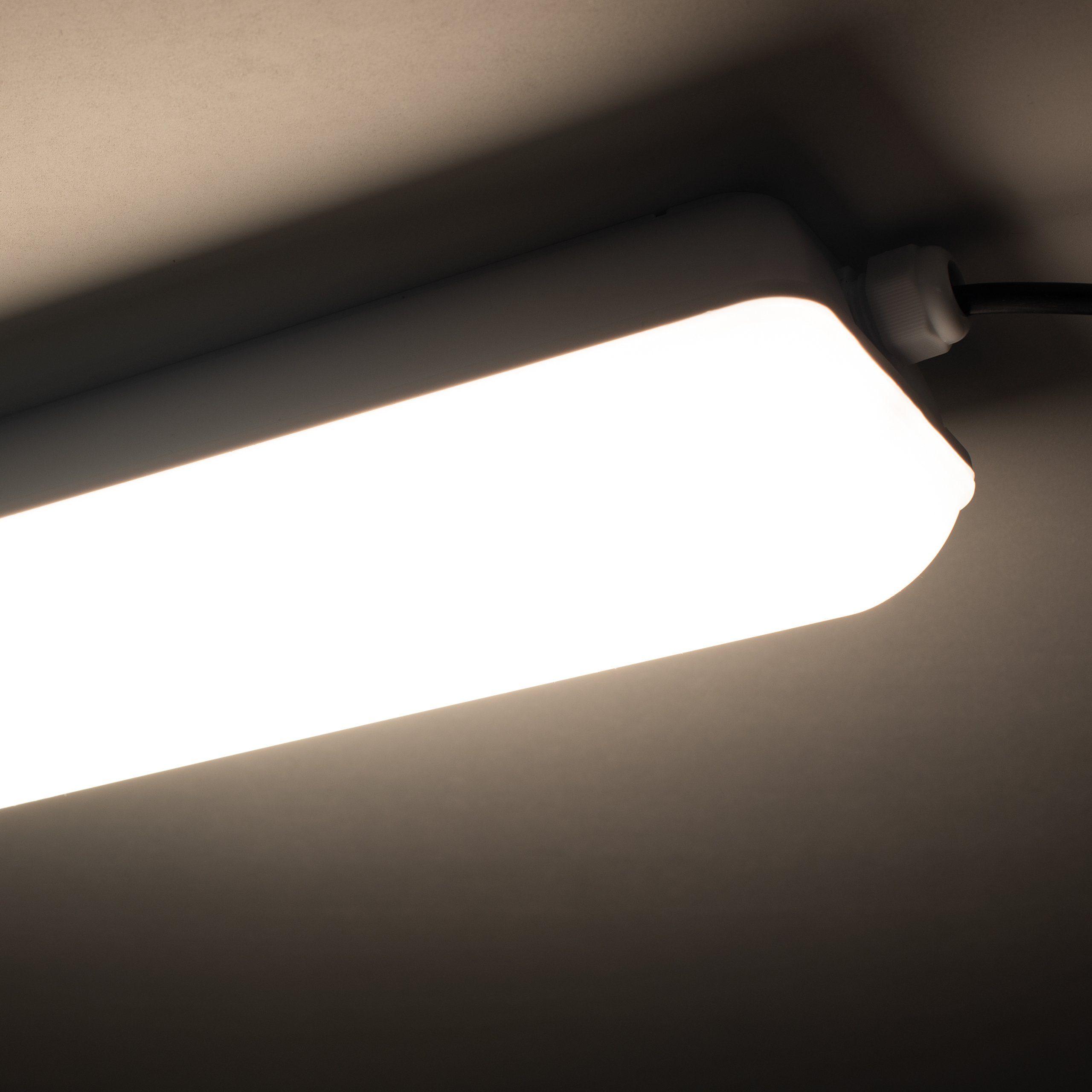LED's light PRO LED Bewegungssensor schlagfest Feuchtraumleuchte, Deckenleuchte LED, MultiLED Dimmung einstellbar IP65 & 2710011 IK09 Lichtfarbe