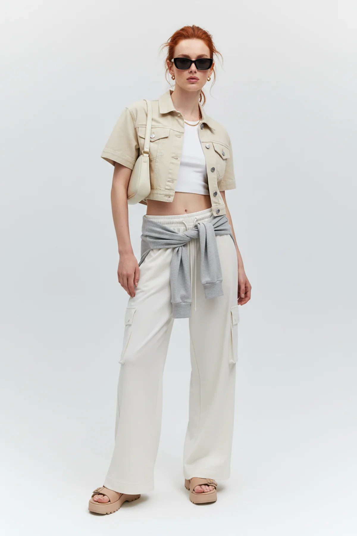 Bequeme Jeans Weite Hosen mit weitem Bein