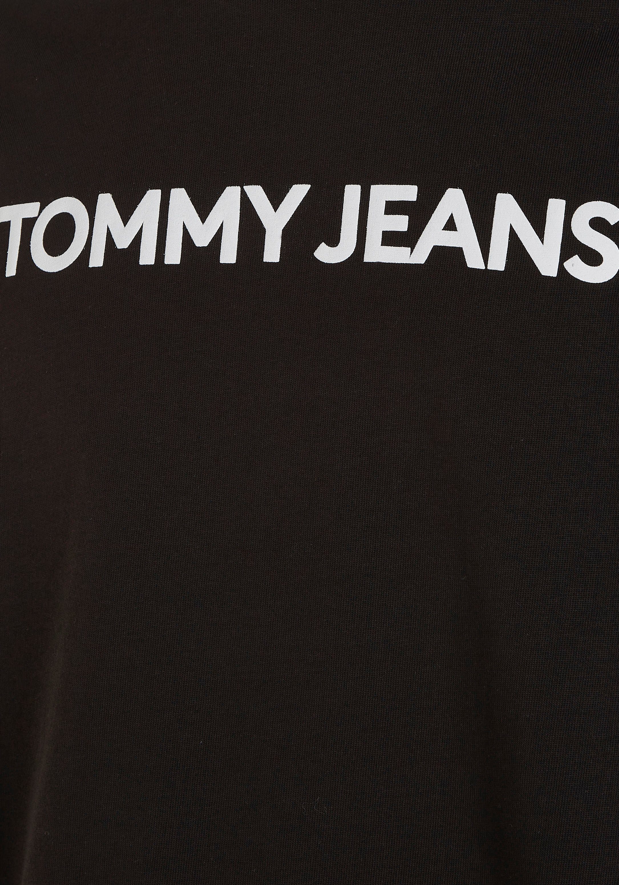 Tommy Jeans Plus T-Shirt TJM OVZ CLASSICS Tommy EXT TEE mit Jeans BOLD Schriftzug Black