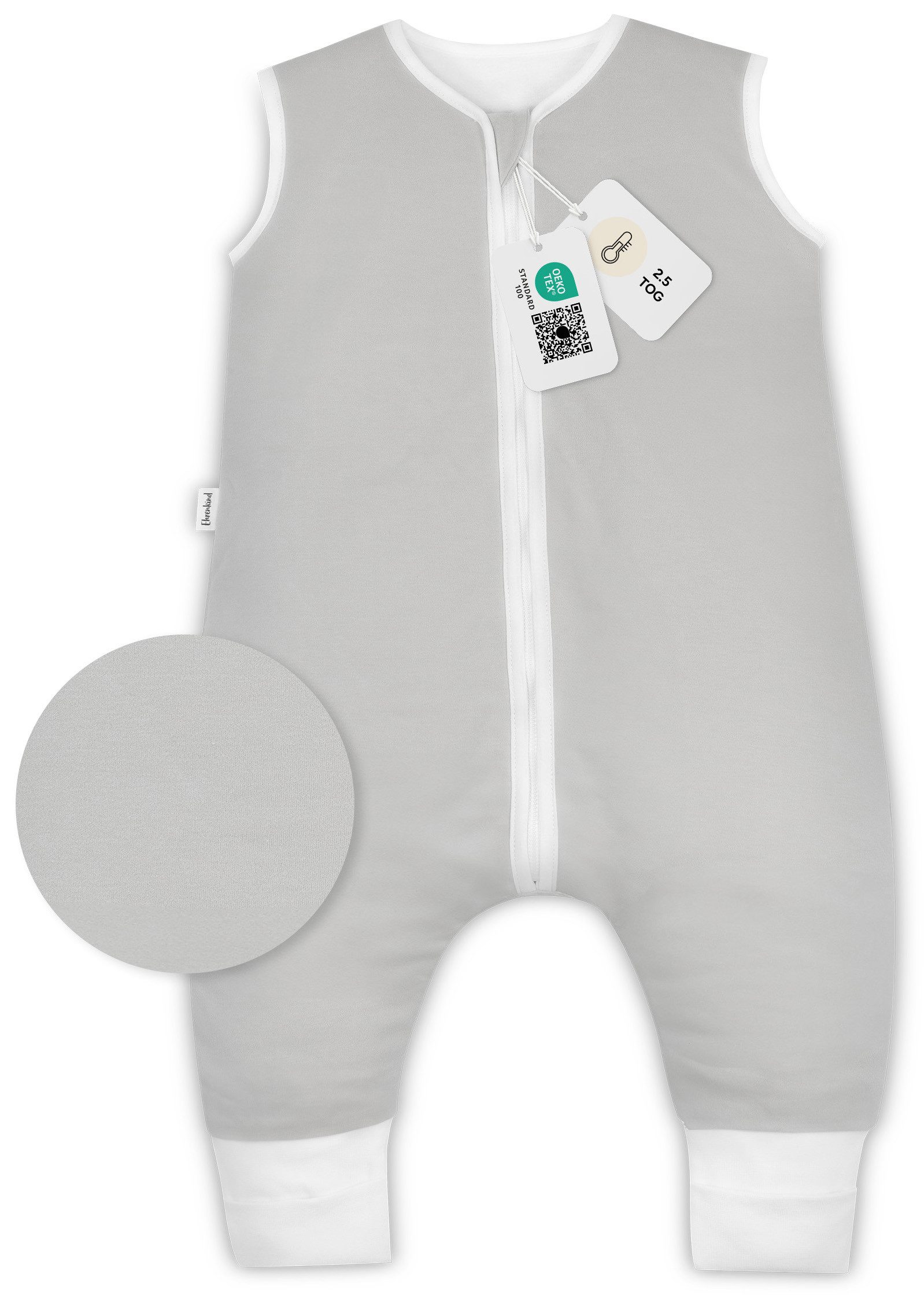Ehrenkind Babyschlafsack Sommer Schlafsack mit Füßen, Bio-Baumwolle, 1 TOG günstig online kaufen