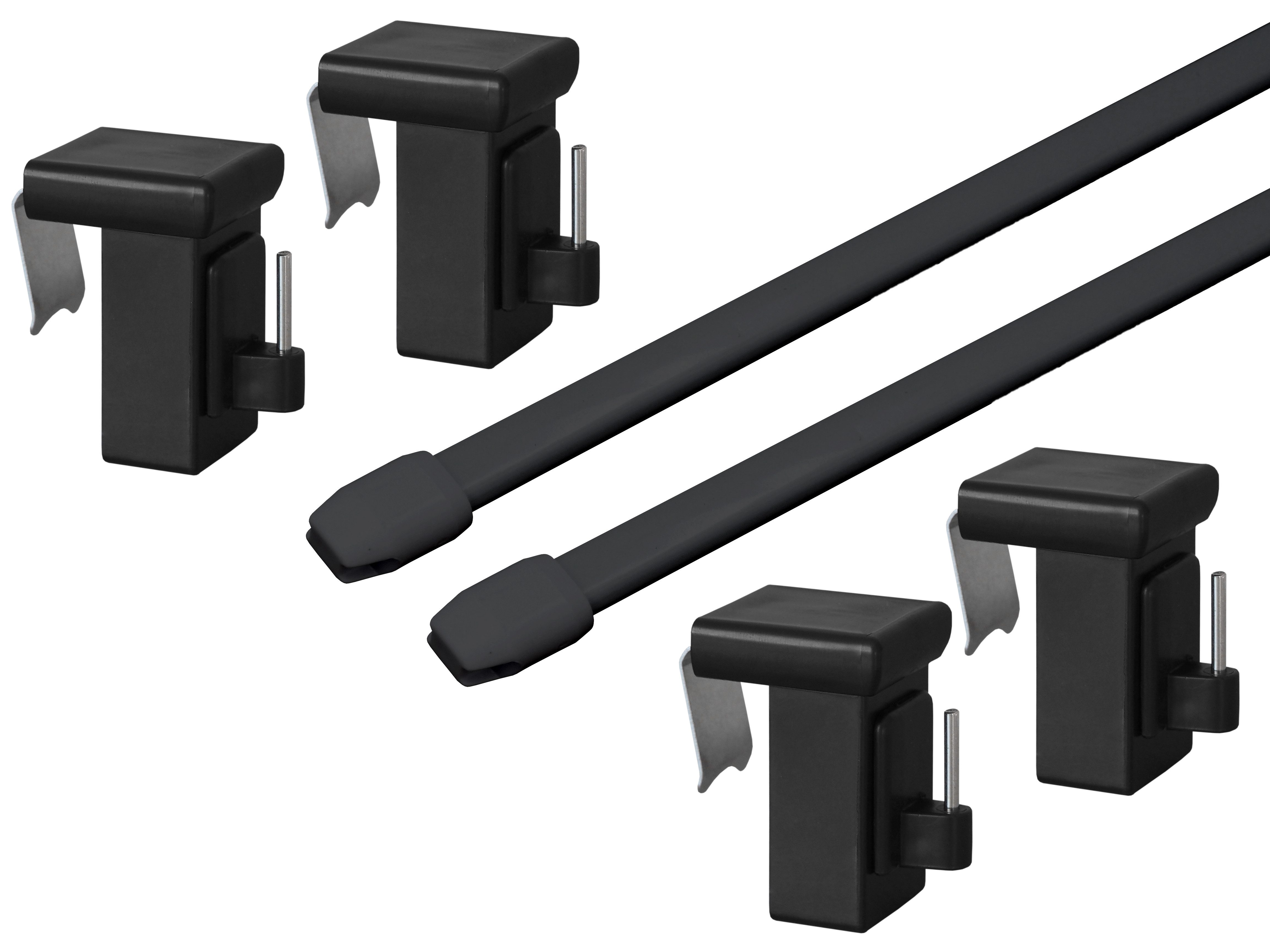 dekondo Gardinenstange Vitragestange "Bali" - 2 Stück -, ausziehbar, Fenste günstig online kaufen