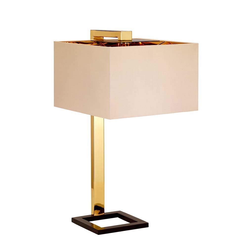 Elstead LIGHTING LED Tischleuchte, Leuchtmittel nicht inklusive, Tischlampe Schreibtischlampe Beistelllampe Keramik Beige H 61,5 cm