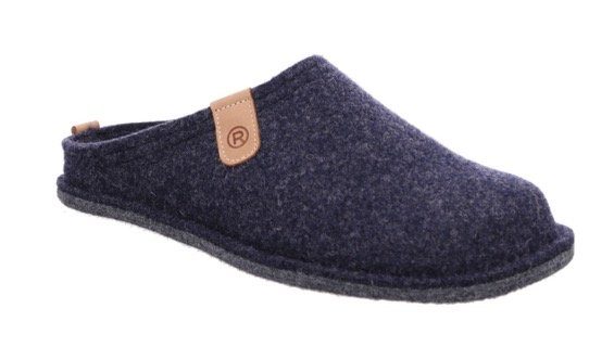 Rohde LUCCA-H Pantoffel mit herausnehmbarer Leder-Innensohle, Weite G