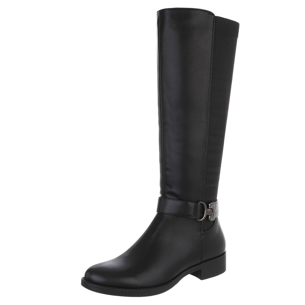 Ital-Design Elegante Stiefel mit Riemen für Damen – Herbst-/Wintersaison St günstig online kaufen