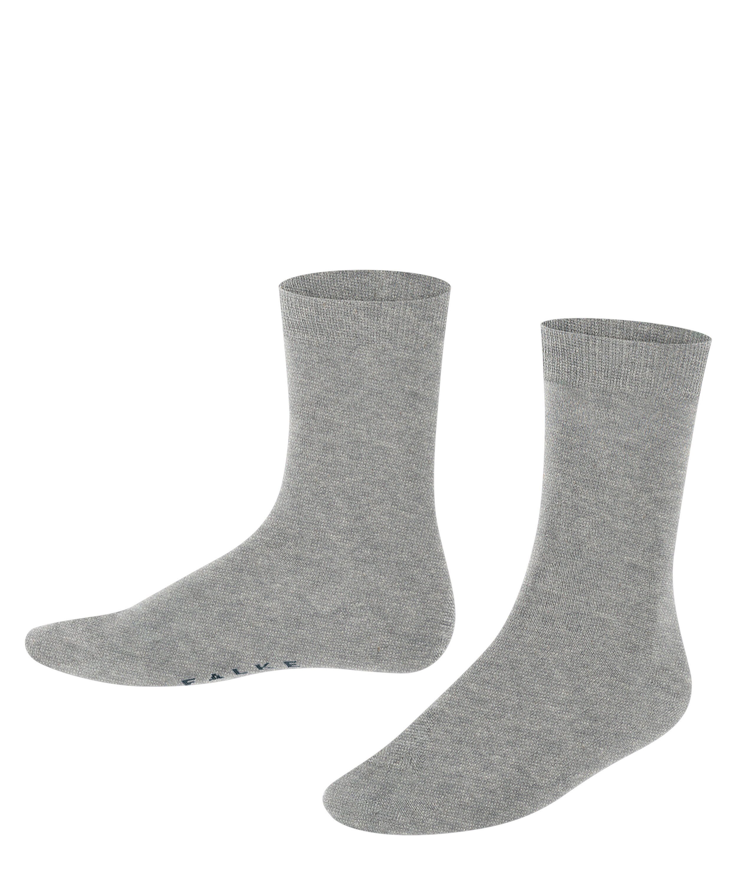 FALKE Socken Cotton Finesse (1-Paar) concrete mel. (3615)