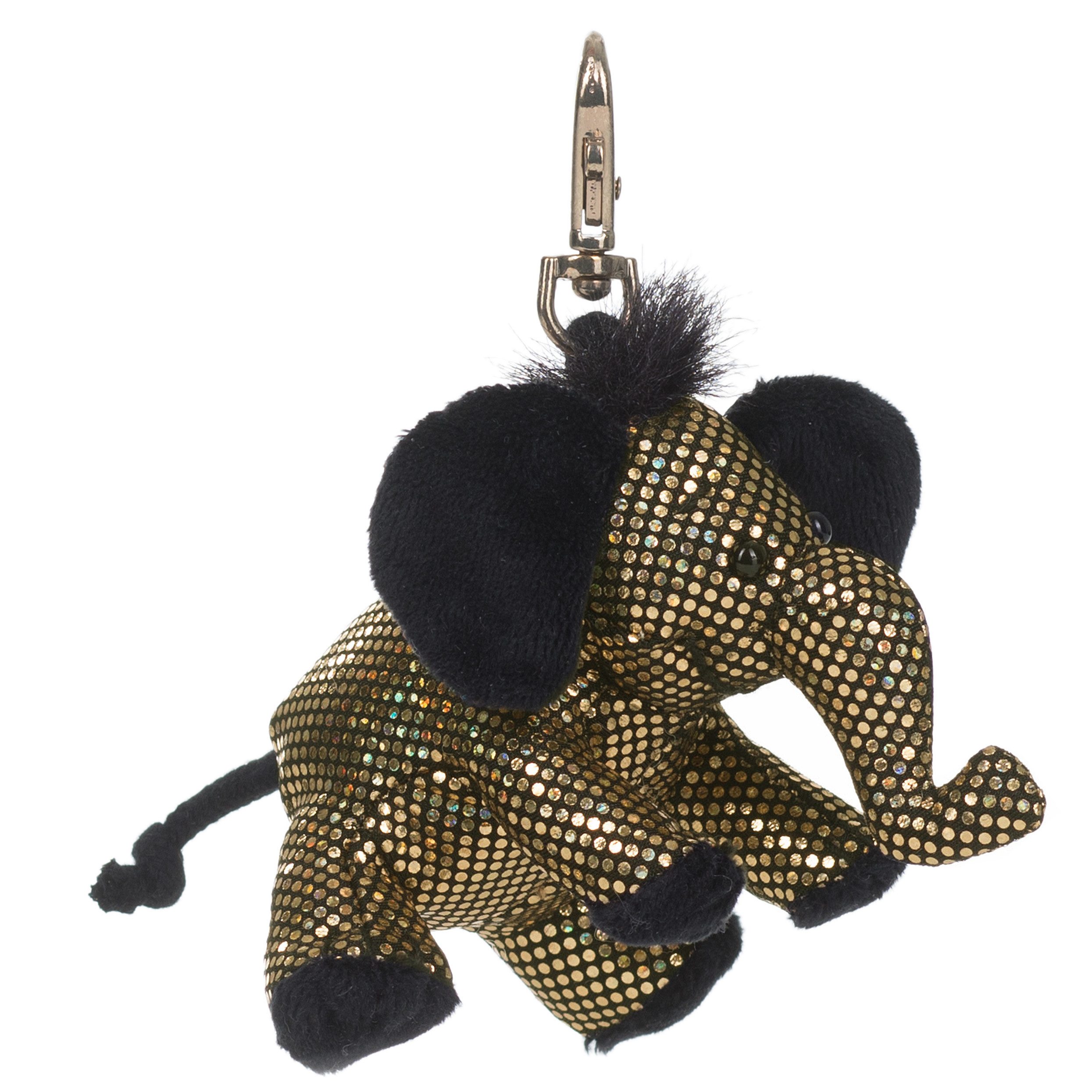 Schaffer Collection Plüschanhänger Glitzer Elefant gold