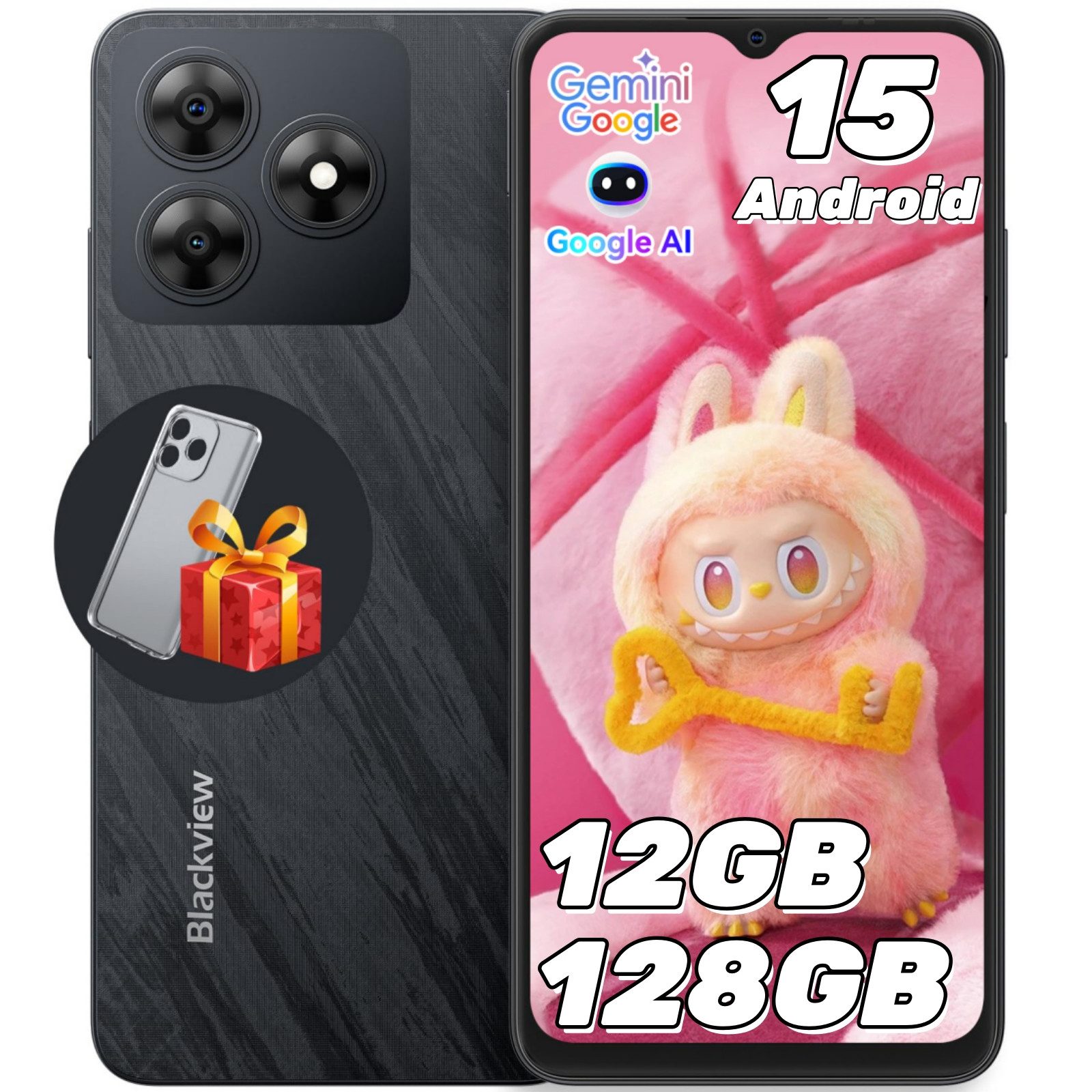 Wave8 4+128GB AI ohne vertrag Smartphone