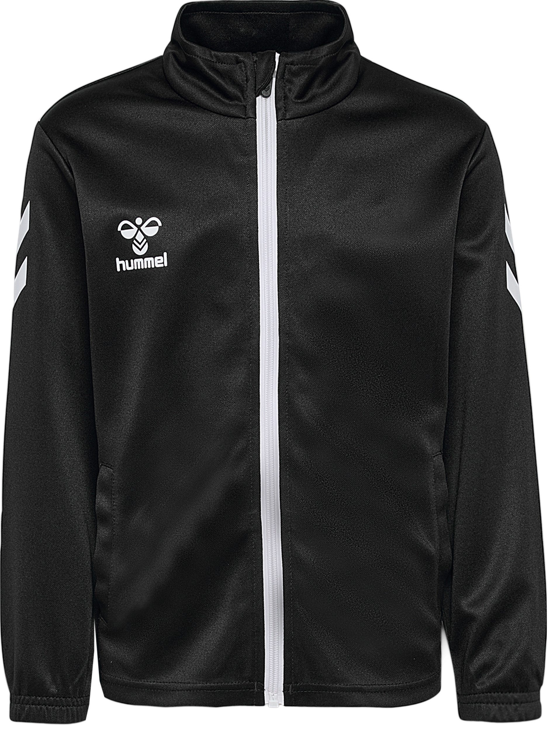 hummel Trainingsanzug HMLLOGO SUIT KIDS (2-tlg), 2-teiliges Set, mit Reißverschluss, pflegeleicht, aus Polyester