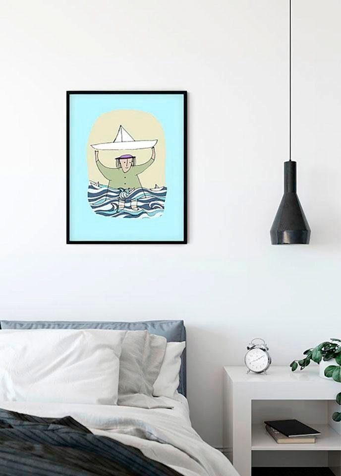 St), (1 Menschen Wohnzimmer Schlafzimmer, Komar Kinderzimmer, Poster Paper Ship,