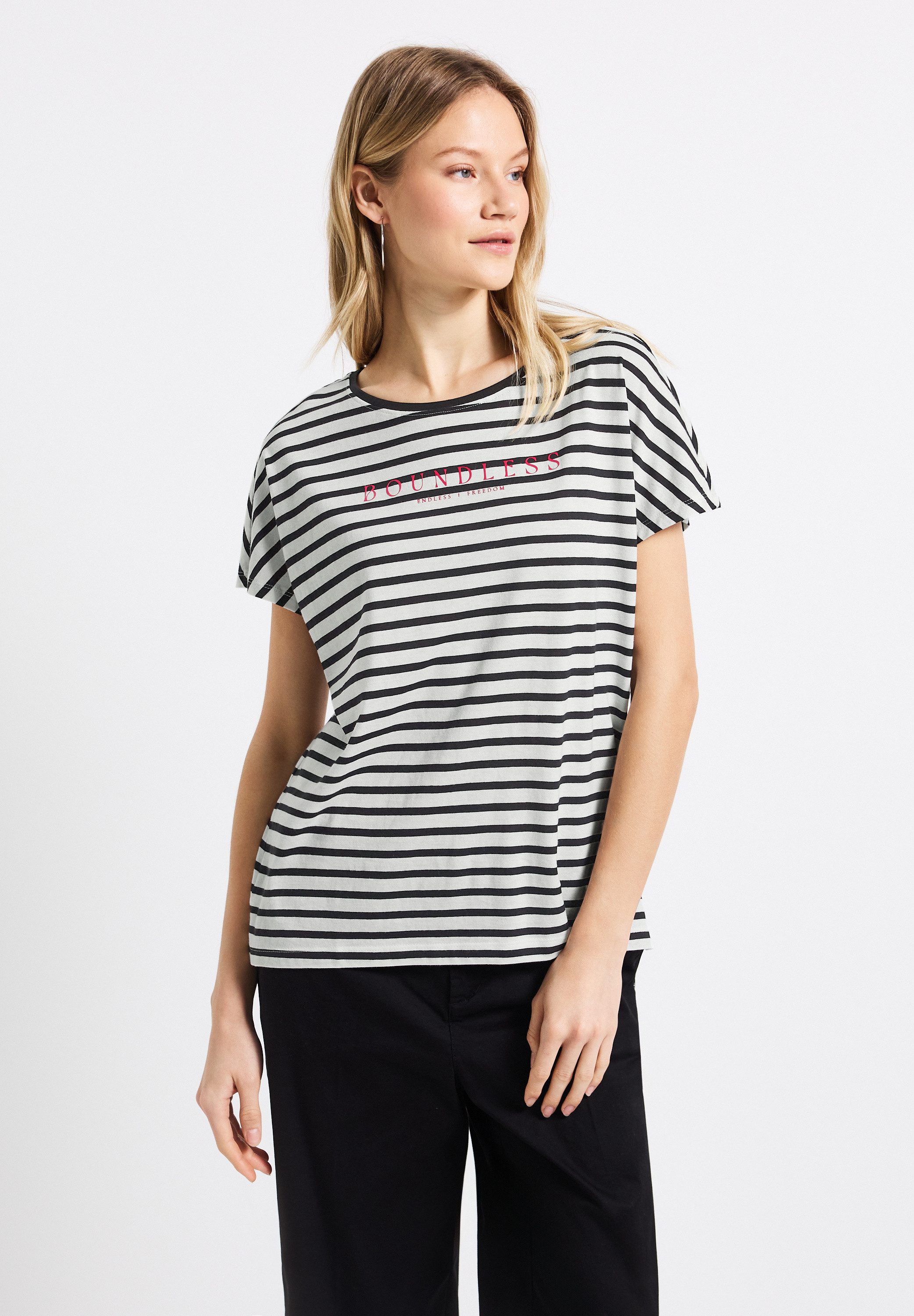 STREET ONE T-Shirt, mit Rundhalsausschnitt günstig online kaufen